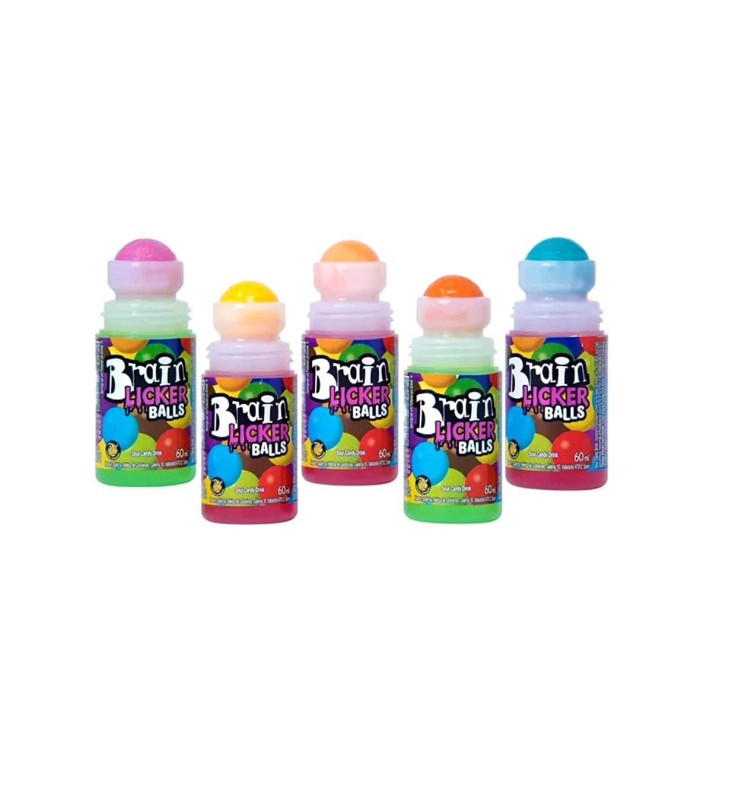 Brain Licker Balls 60ml - Extremely sour liquid balls - 12 x 60ml Full Box - Buy Online on GoSupps.com