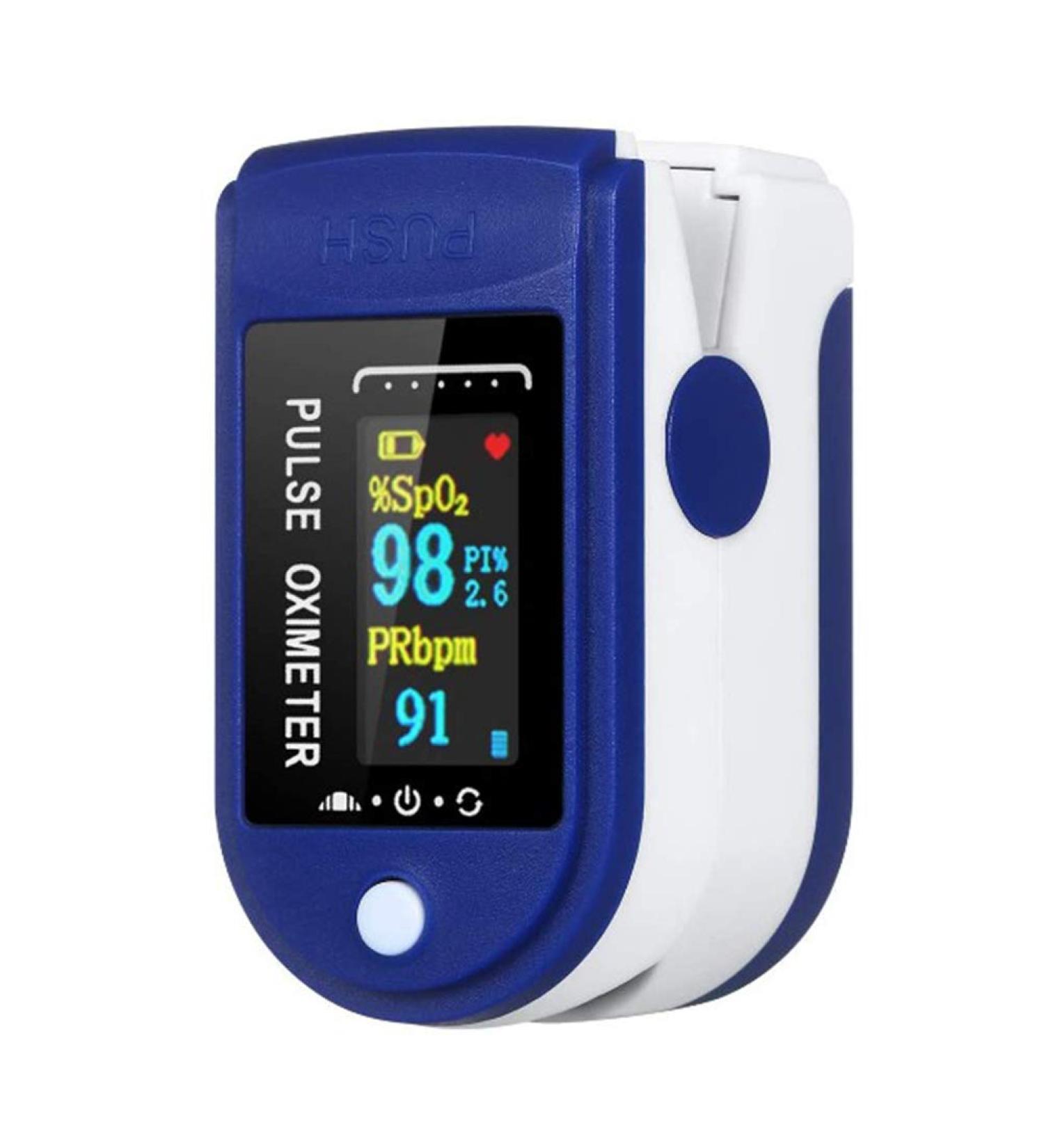 Tianbi Digital Pulse Sensor - Mini Pulse Oximeter for Home & Travel - Accurate Blood Oxygen Saturation Monitor (Blue #01) - Buy Online on GoSupps.com