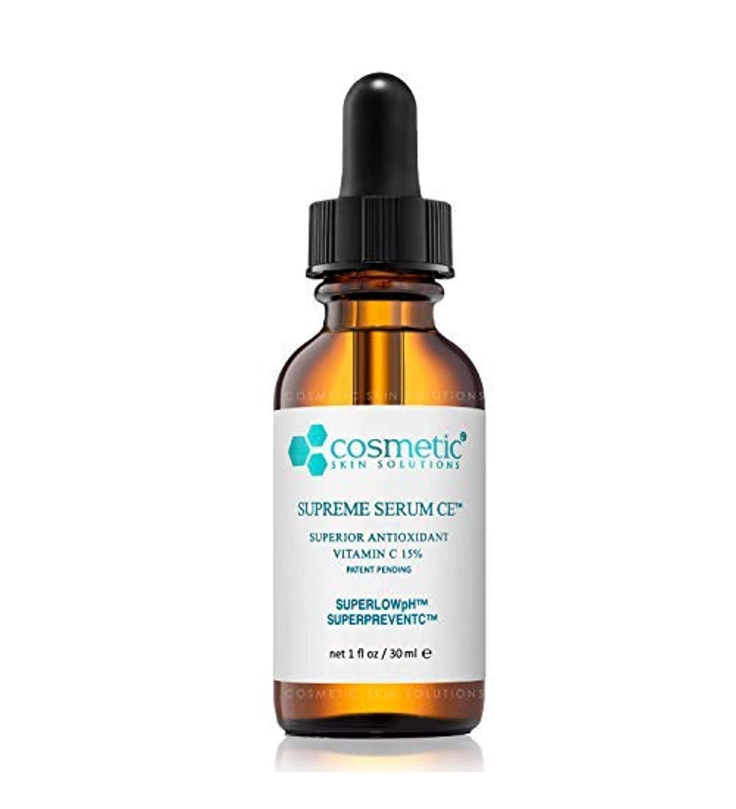Supreme Serum CE with Superior Antioxidant Vitamin C | 1 oz | SUPERPREVENTC & SUPERLOWpH Technology - Buy Online on GoSupps.com
