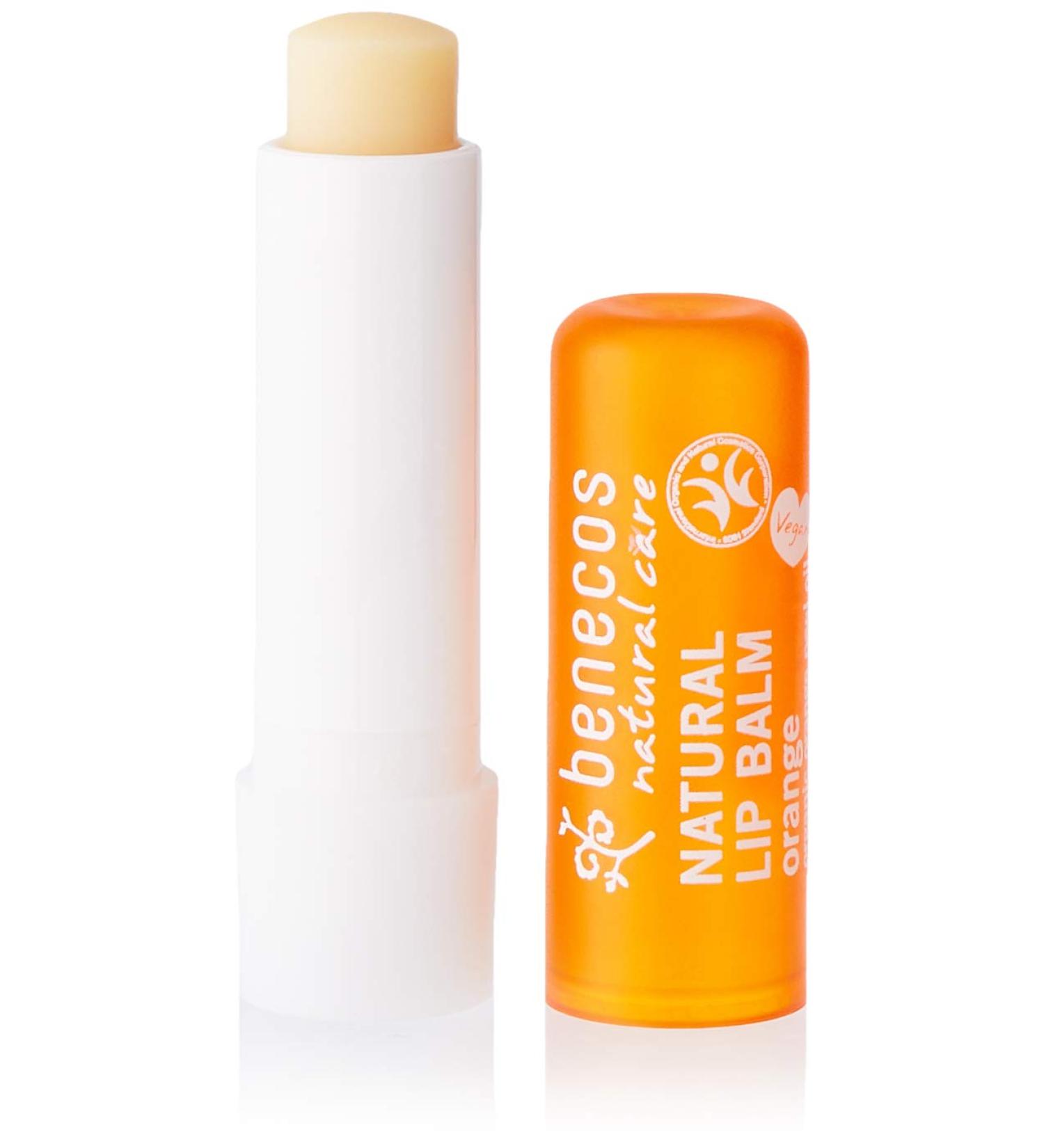 Natural Orange Lip Balm - Nourishing Organic Lip Care for All Skin Types | Shop Internationally - Buy Online on GoSupps.com