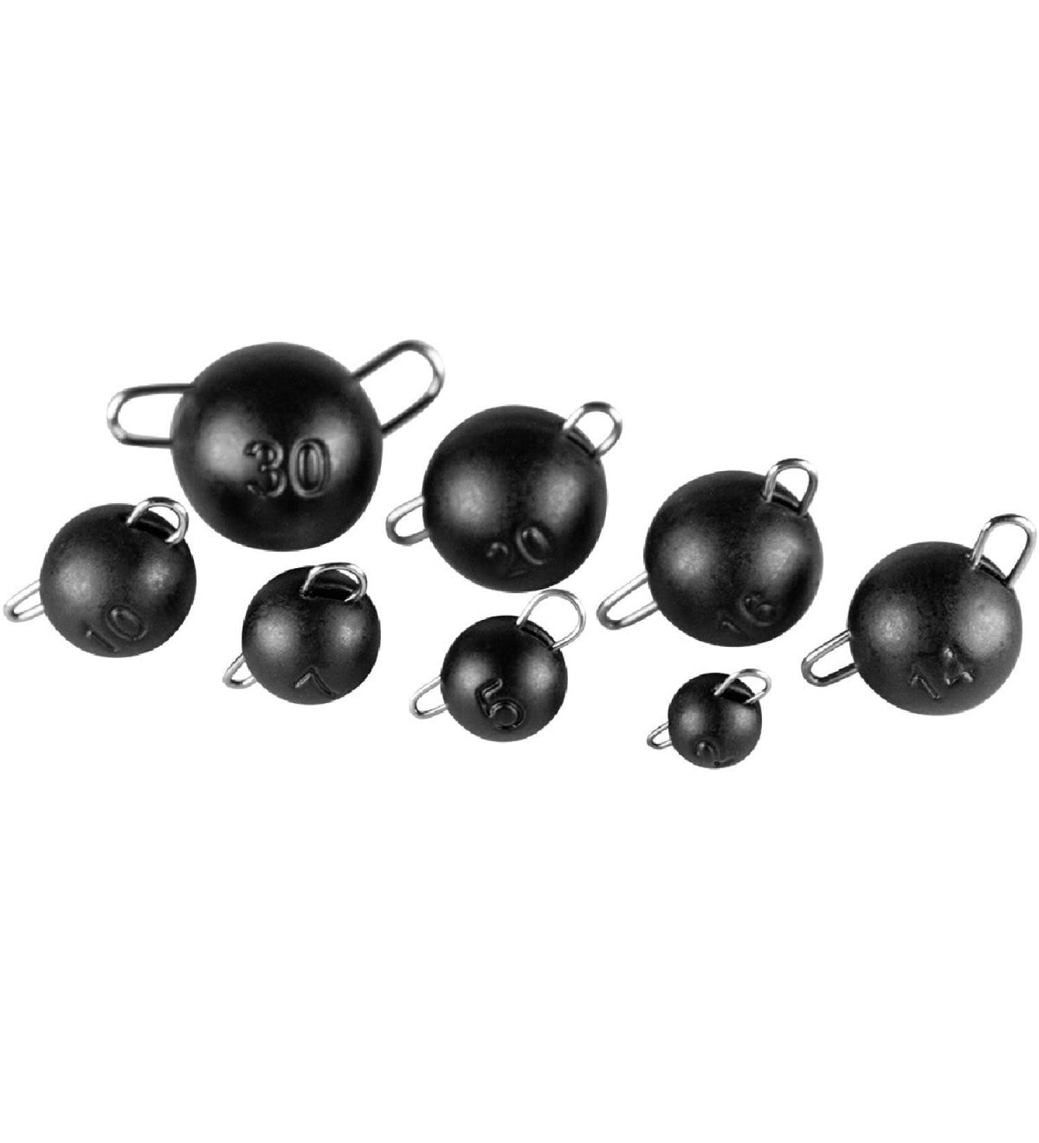 Lmab tung chebu sinker - cheburashka rig weight set lead -free coated fishing for finesse perch fishing & pikeperch