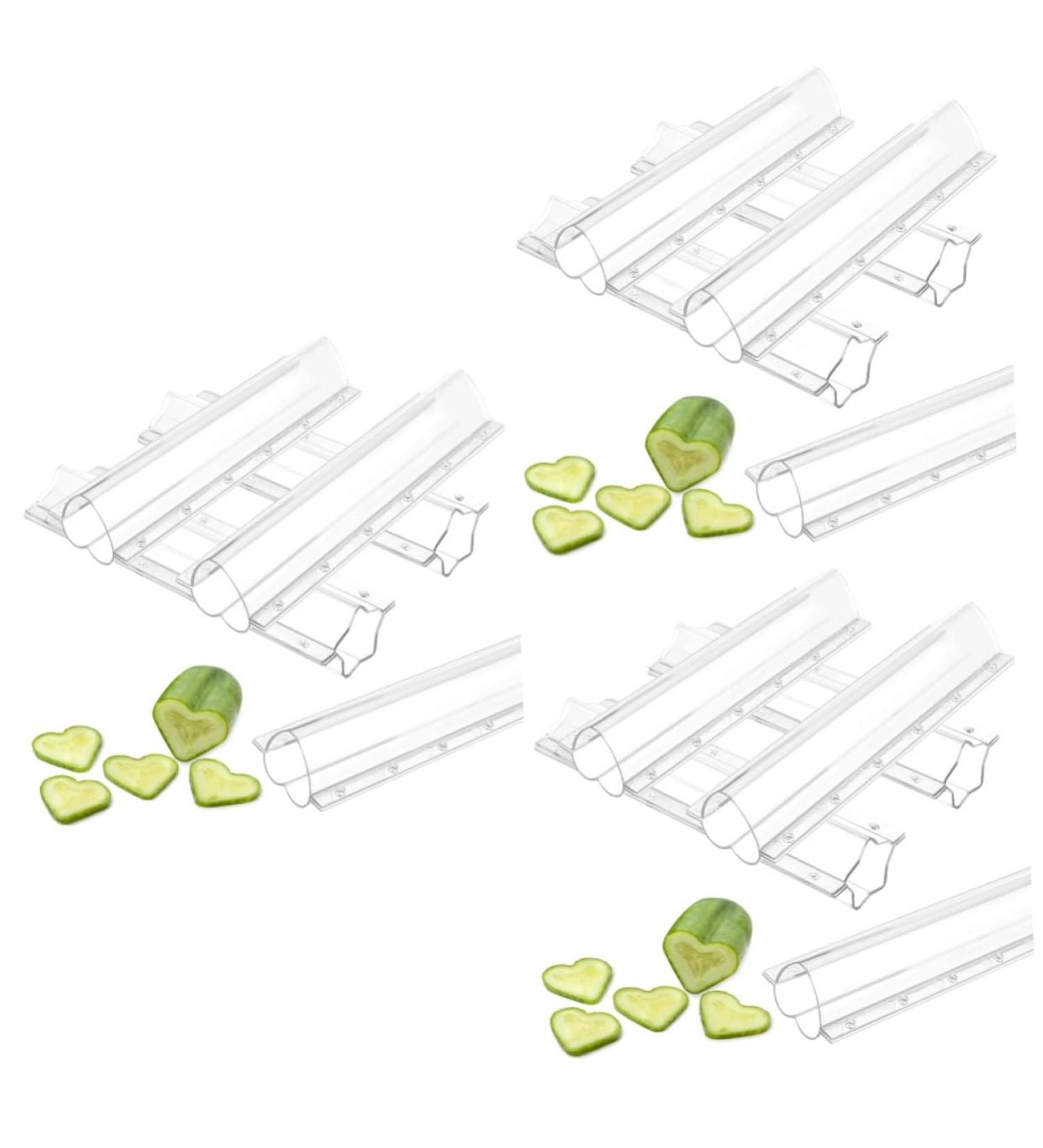 Mipcase 12 Pcs Shaped Growth Mold Pumpkin Molds for Garden Candy Molds Chocolate Heart Mold Fruit Growing Stereotypes Garnish Tools Growing Molds for Garden Cucumber Plastic Vegetable As Shownx3pcs mediumx3pcs - Buy Online on GoSupps.com