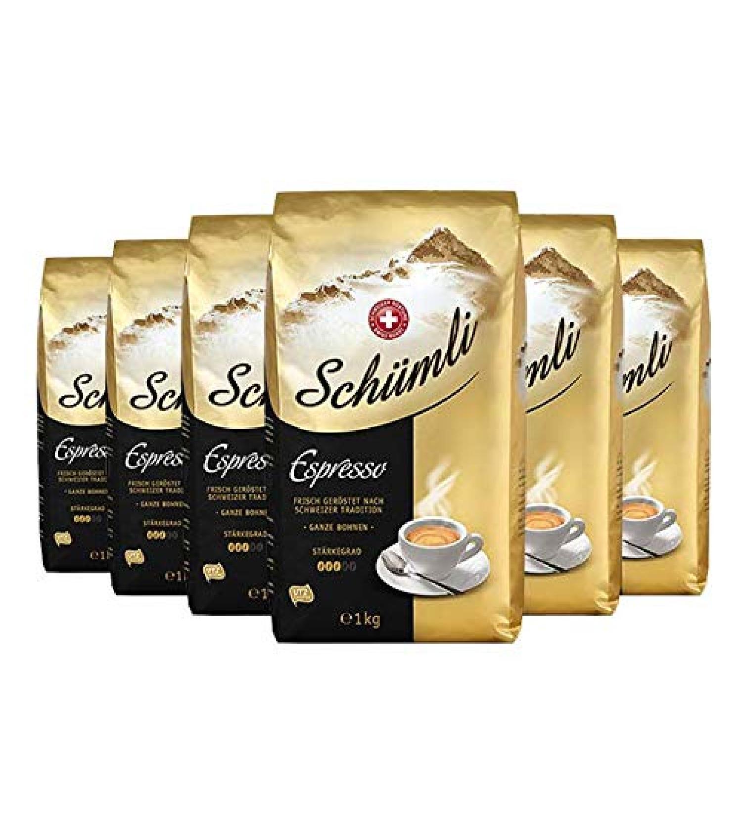 Sch mli Espresso whole coffee beans 1 kg 6 pieces 6 x 1000 g