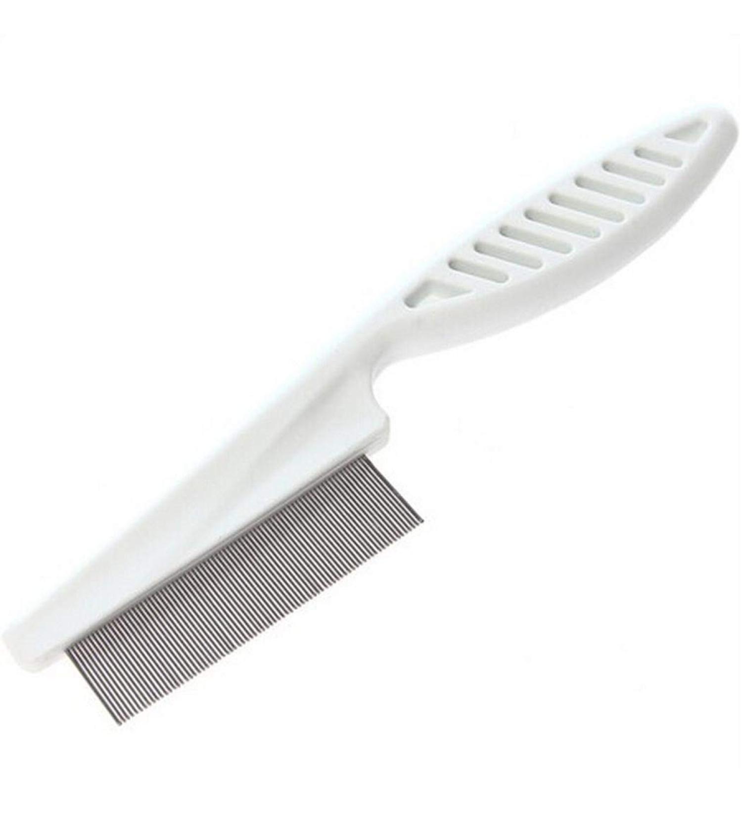 Pet Flea Comb Tightly Spaced Teeth Hair Flea Comb Brush for Dogs Cats Pets Grooming Tool to Remove Fleas Mites Ticks & Dandruff Flakes - Buy Online on GoSupps.com