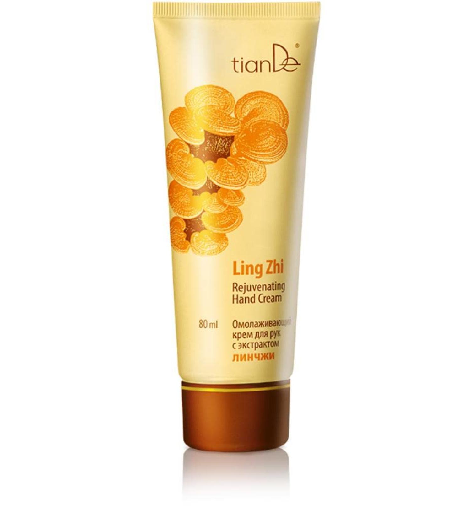 TianDe Rejuvenating Hand Cream with Lingzhi Mushroom 80 gr