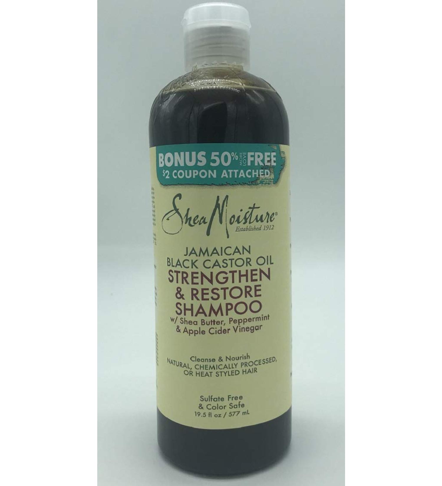 SHEA MOISTURE Jamaican Black Castor Oil Shampoo - Strengthen & Restore 19.5 oz | Buy Internationally Online - Buy Online on GoSupps.com