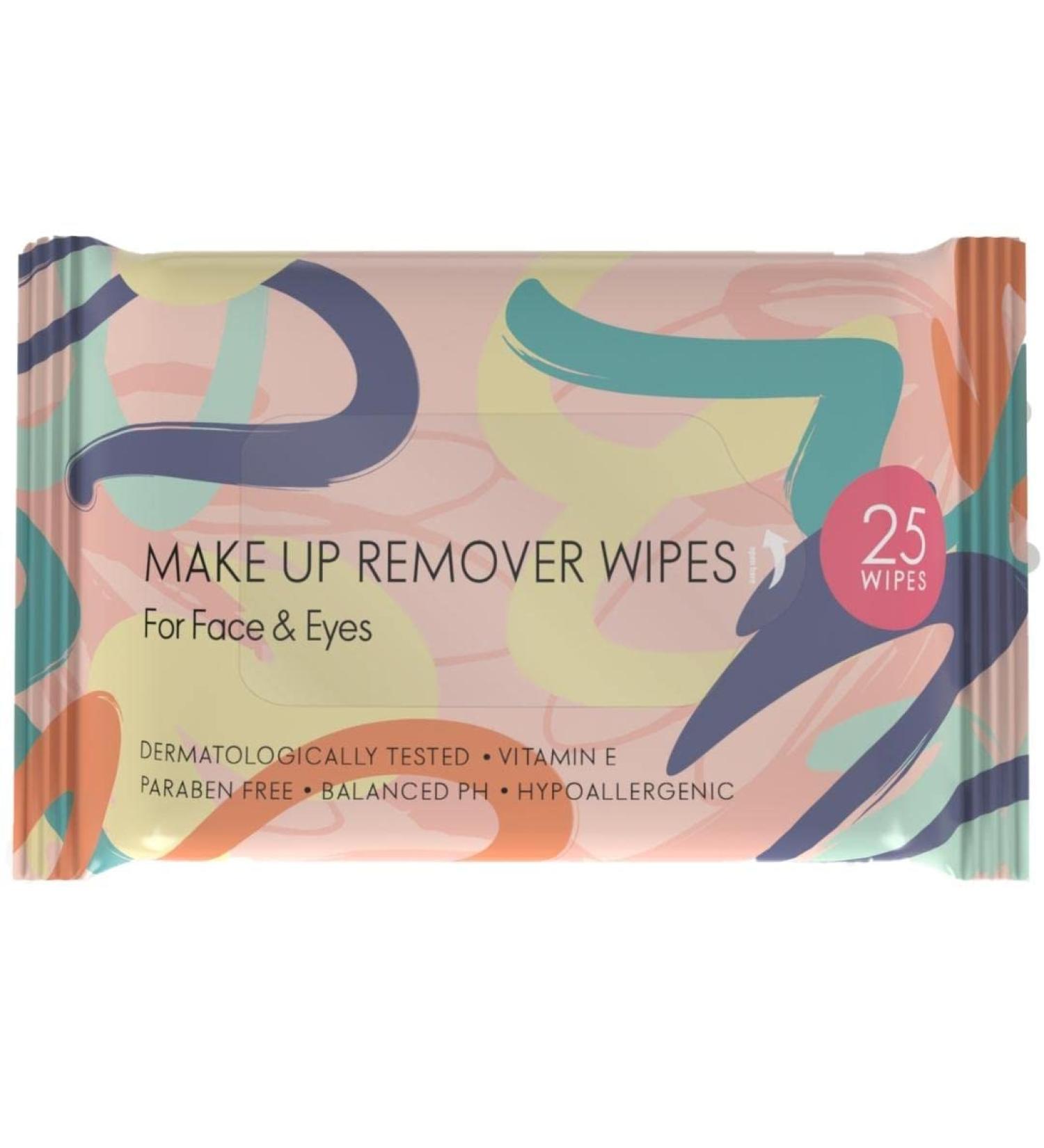 GR Cosmetics Hypoallergenic Makeup Remover Wipes - Facial and Eye Cleansing Cloths - 25 Ct - Buy Online on GoSupps.com