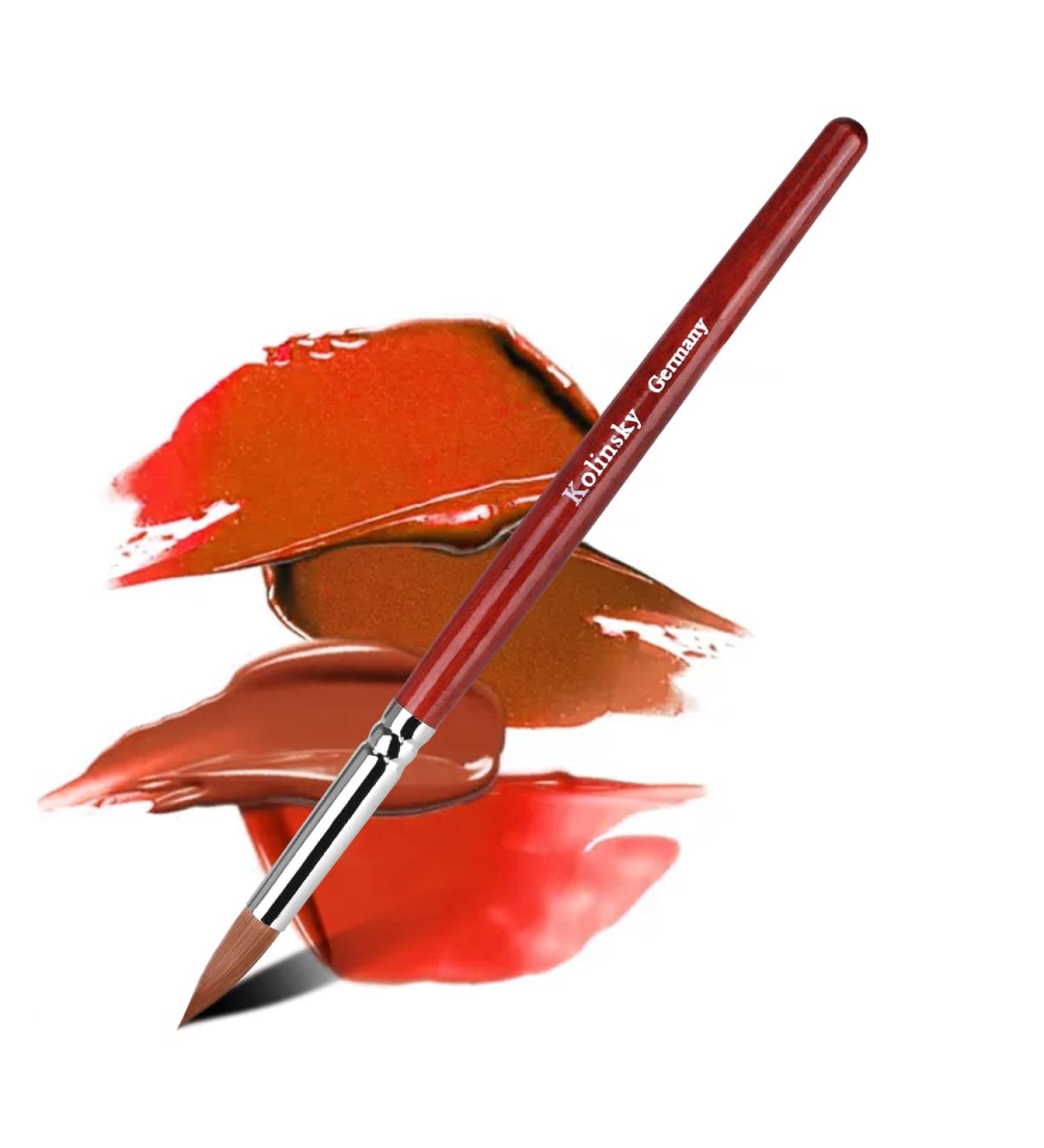 Mrotech Acrylic Nail Brush for Nail Art & Gel Nails - 16 # | Professional Quality Nail Brush for Acrylics & Art Painting - Buy Online on GoSupps.com