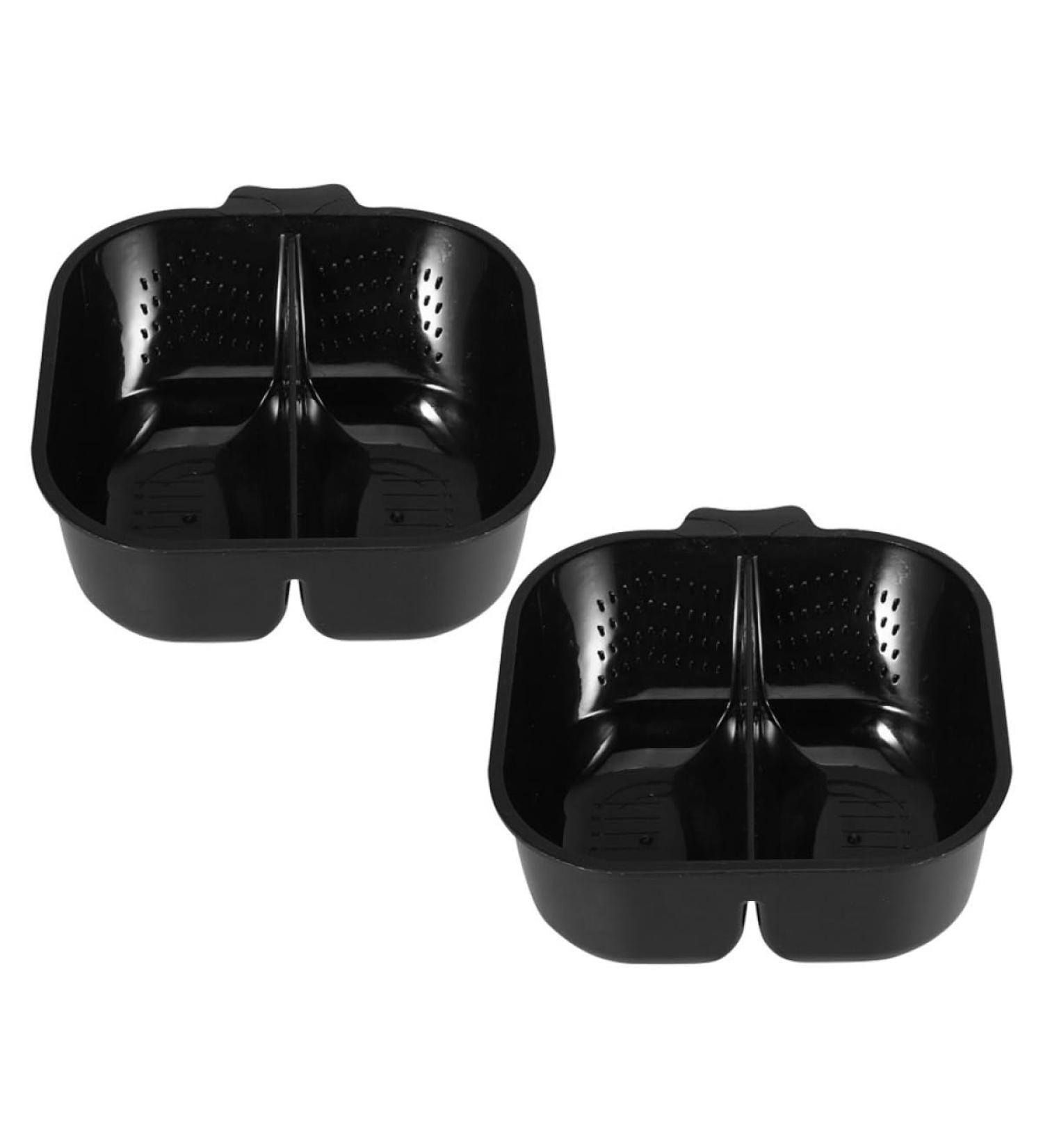 Lot de 2 Bols M langeurs de Couleurs Noirs Compacts en Plastique R sistant pour Coiffeurs Professionnels et Amateurs Salon de Coiffure Usage Coloration Capillaire - Buy Online on GoSupps.com