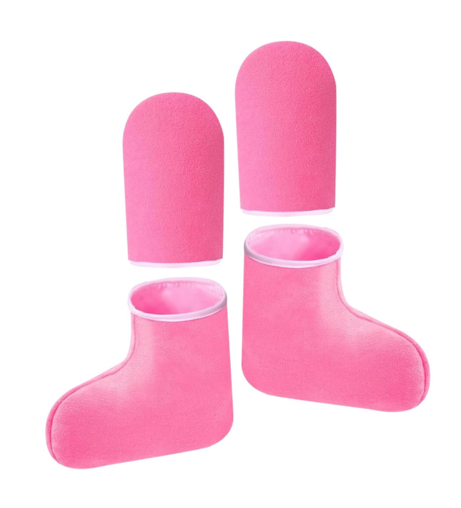 Ipetboom Moufles et Chaussettes de Paraffine pour Spa Taille Unique Maintien Chaleur Soin Nourrissant pour Mains et Pieds Usage Professionnel et Domicile - Buy Online on GoSupps.com