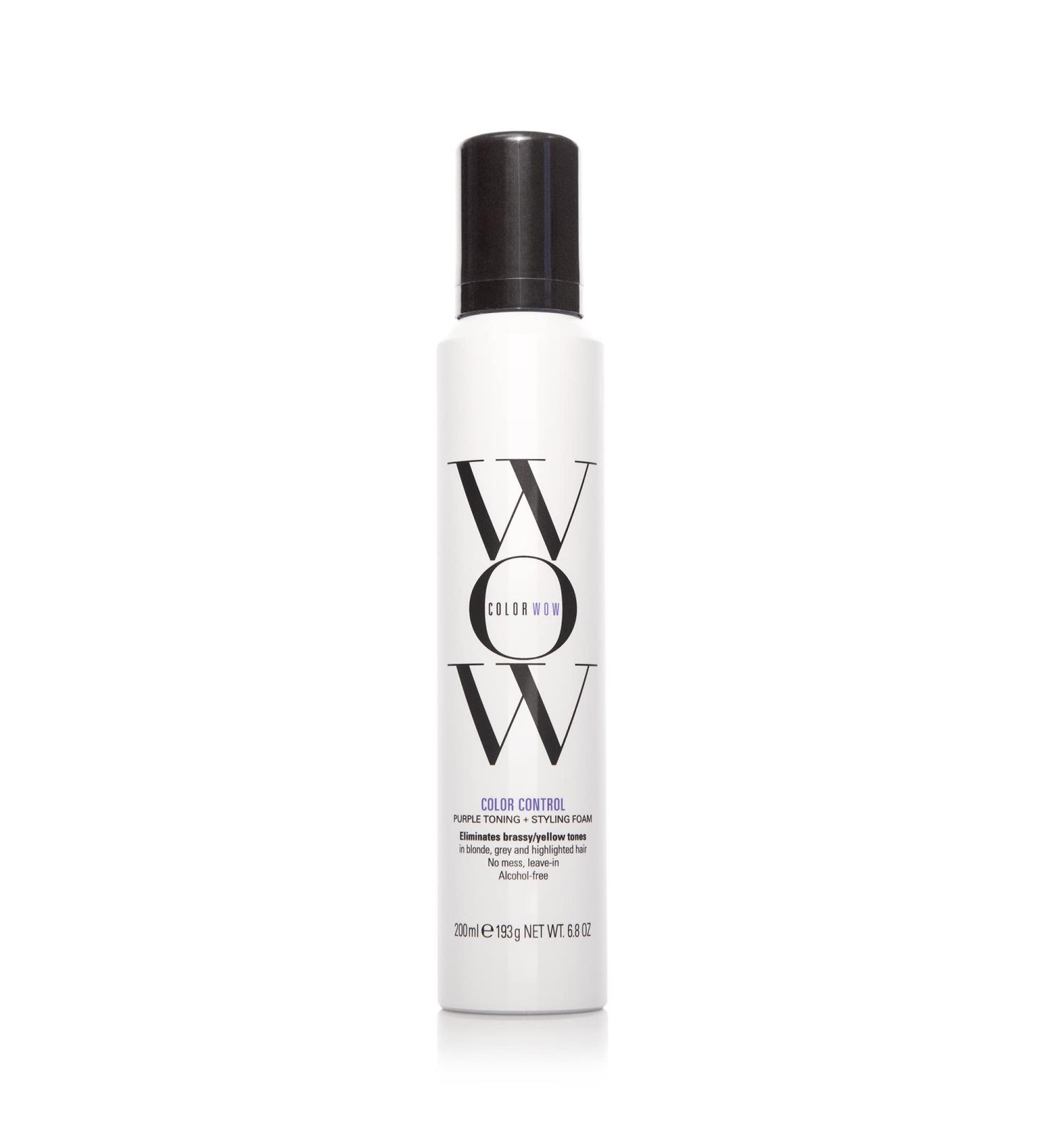 Color Wow Color Control + Toning Foam - Brass-Free Instant Toning for Blonde Hair - Buy Online on GoSupps.com