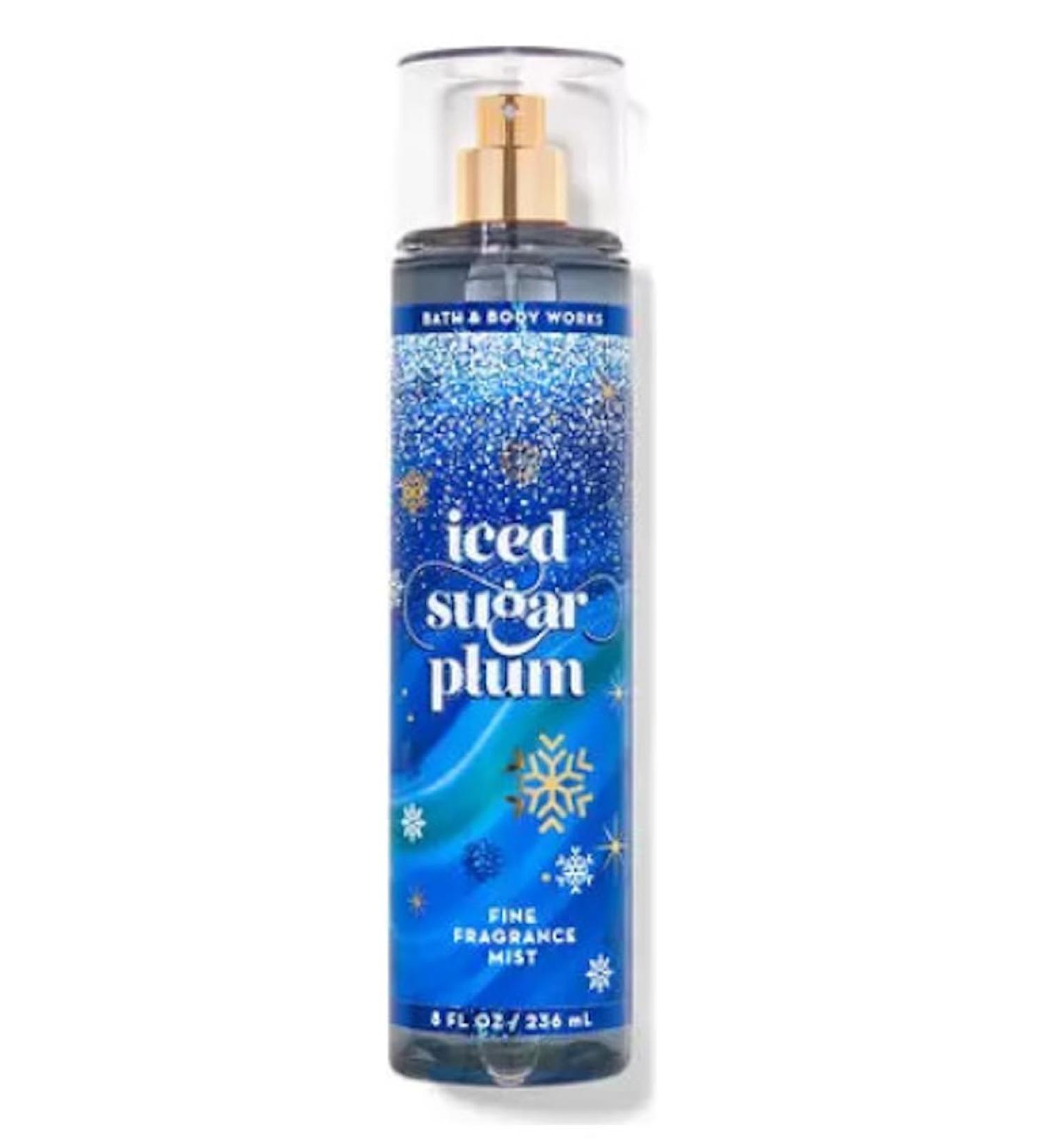 Bath & Body Works Fine Fragrance Body Spray Mist 8 fl oz / 236 mL (Iced Sugar Plum)
