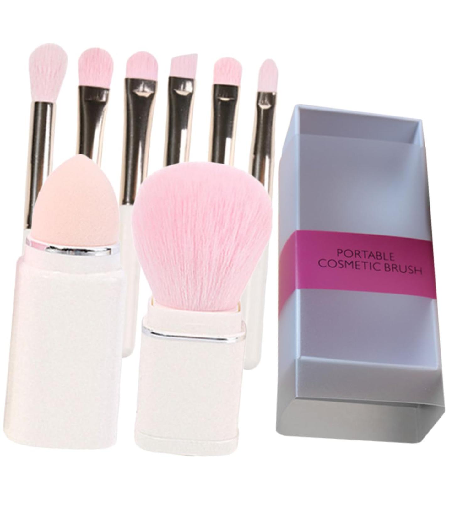 Premium Makeup Brush Set - Professional Face & Eye Tools Bronzer Brush Travel-Friendly Kit | Artificial Fiber Cosmetics - Buy Online on GoSupps.com