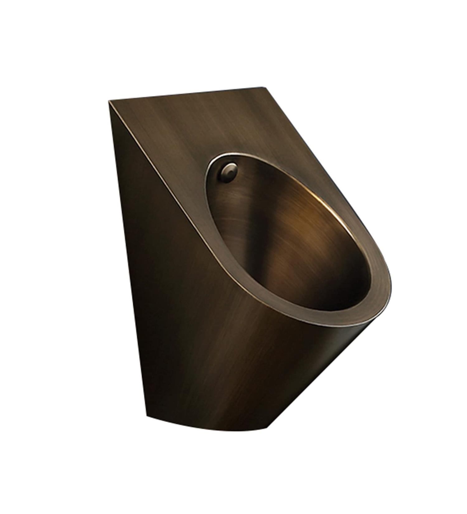Inodoro moderno para ba o inodoro suspendido de Acero inoxidable 304 inodoro p blico con drenaje por inducci n de pared inodoro Vertical peque o adecuado para familias y hoteles Brown A - Buy Online on GoSupps.com