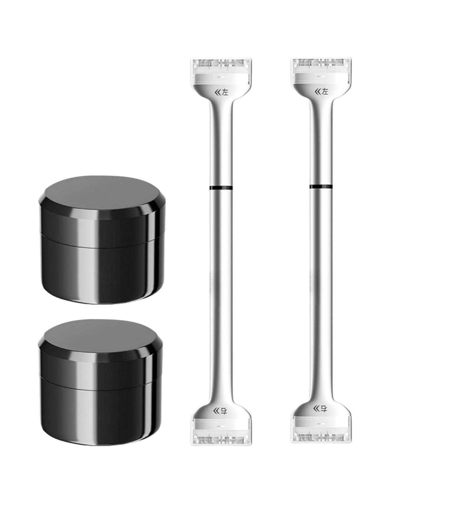 Lower Lash Stamp Reusable Lower Eyelash Extensions Stamps Quick Eye Makeup Tool 2-in-1 Waterproof Sweatproof Eye Makeup Tool for Beginner (2*brown) - Buy Online on GoSupps.com