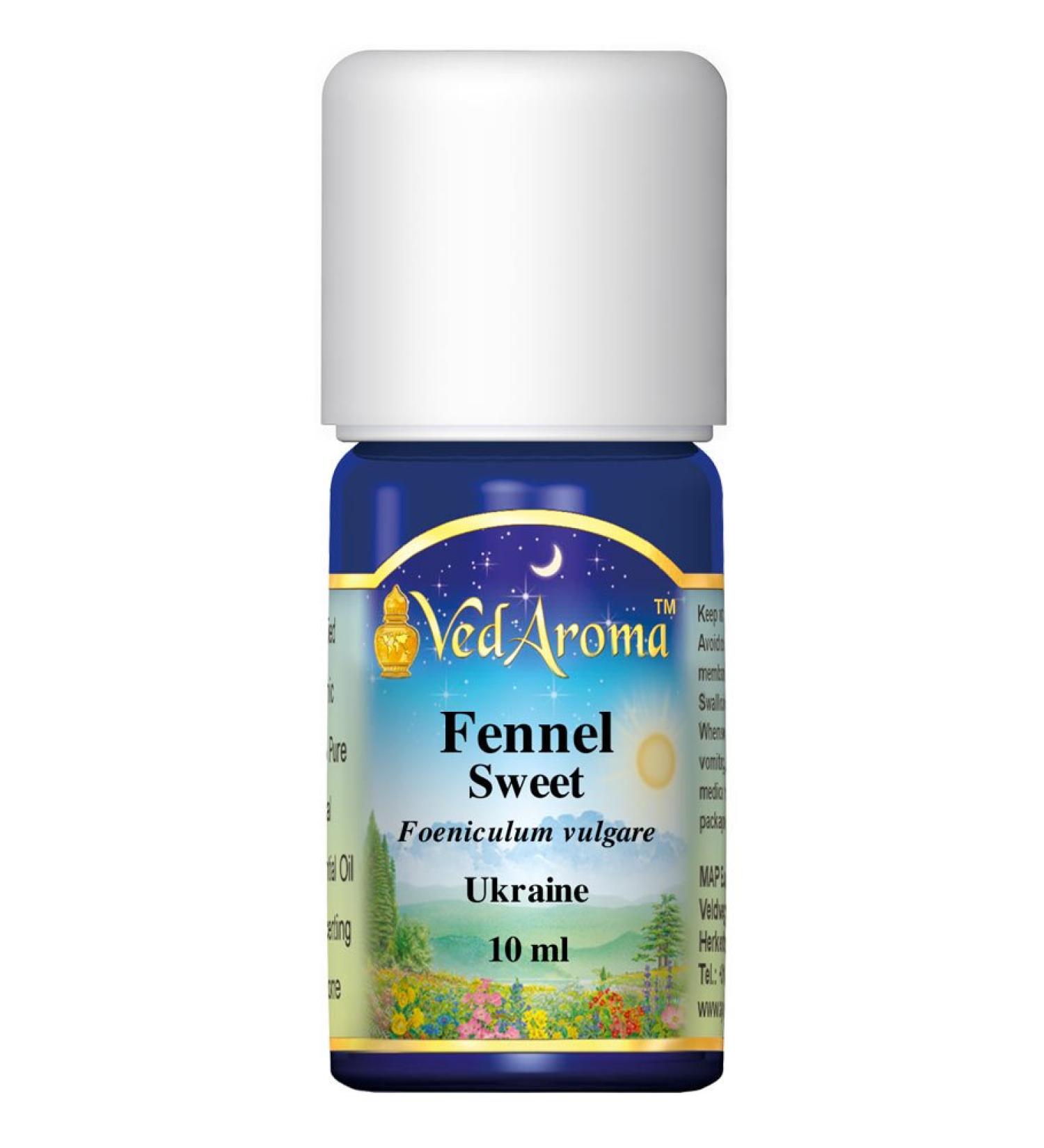 Fennel Sweet Certified Organic Therapeutic Grade Essential Oil 10 ml