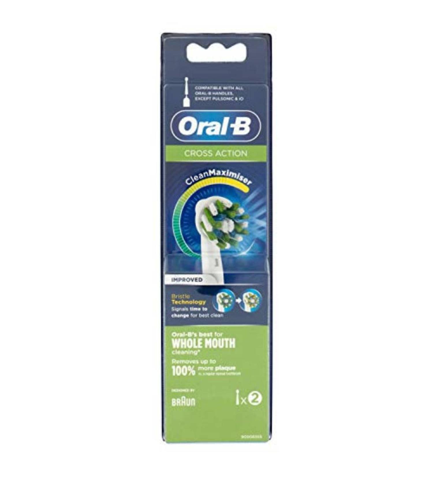Oral-B Replacement Brush Head 2-Pack - 2 Pieces per Pack - Buy Online on GoSupps.com