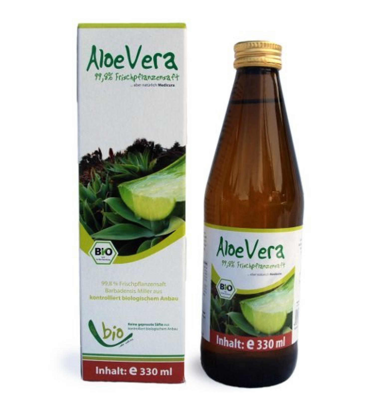  ASPER M HLE Organic Aloe Vera Juice - Glass Bottle 330ml - Buy Online on GoSupps.com