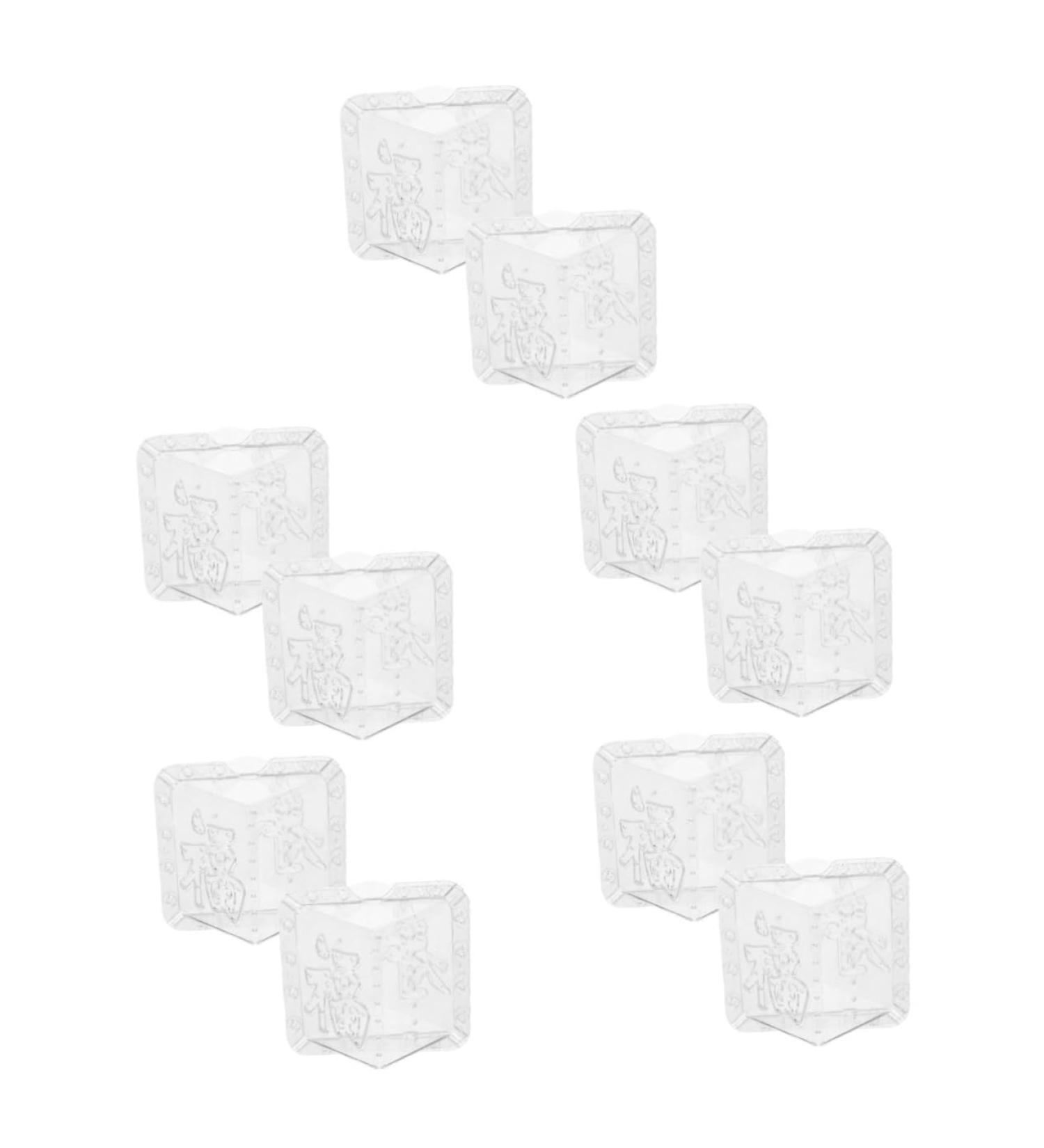 GANAZONO 10 Pcs Square Apple Molds Clear Fruit Plastic Fruit Mushroom Mold Shaping Mold Vegetable Alien - Buy Online on GoSupps.com