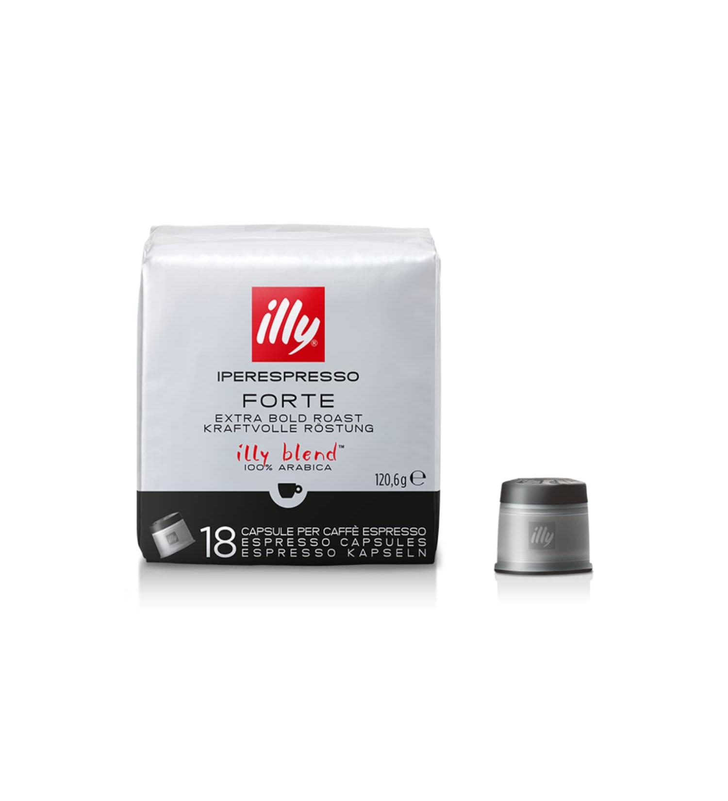 ANTICO CAFFE' NOVECENTO Illy Iperespresso Forte 100% Arabica - 1 x 18 Capsules for Espresso Coffee (120g)