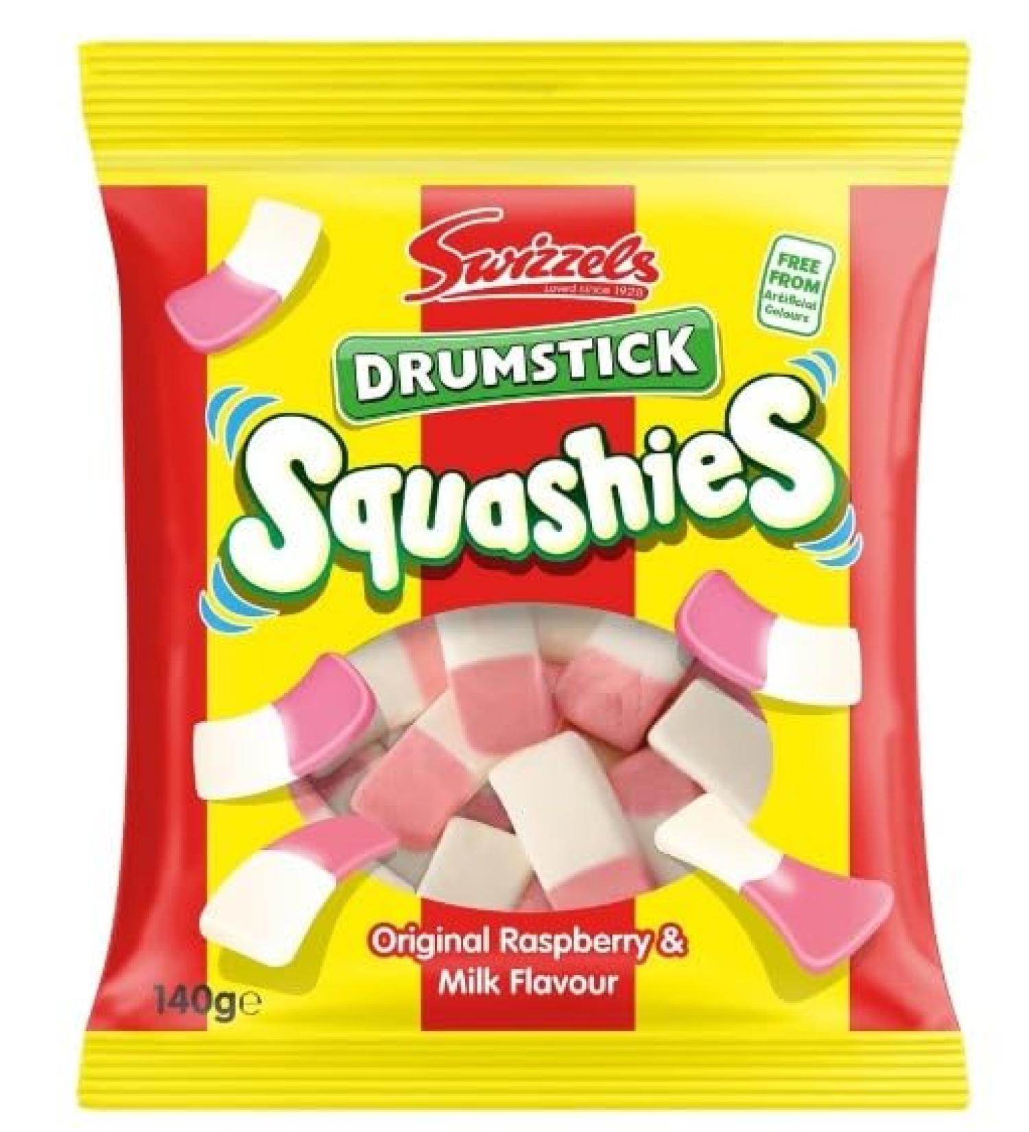 3 x Swizzels Drumstick Squashies Gums Original 140G Delicious Tasty And Twisty Treat Gift Hamper For Birthday Christmas Sold By Kidzbuzz - Buy Online on GoSupps.com