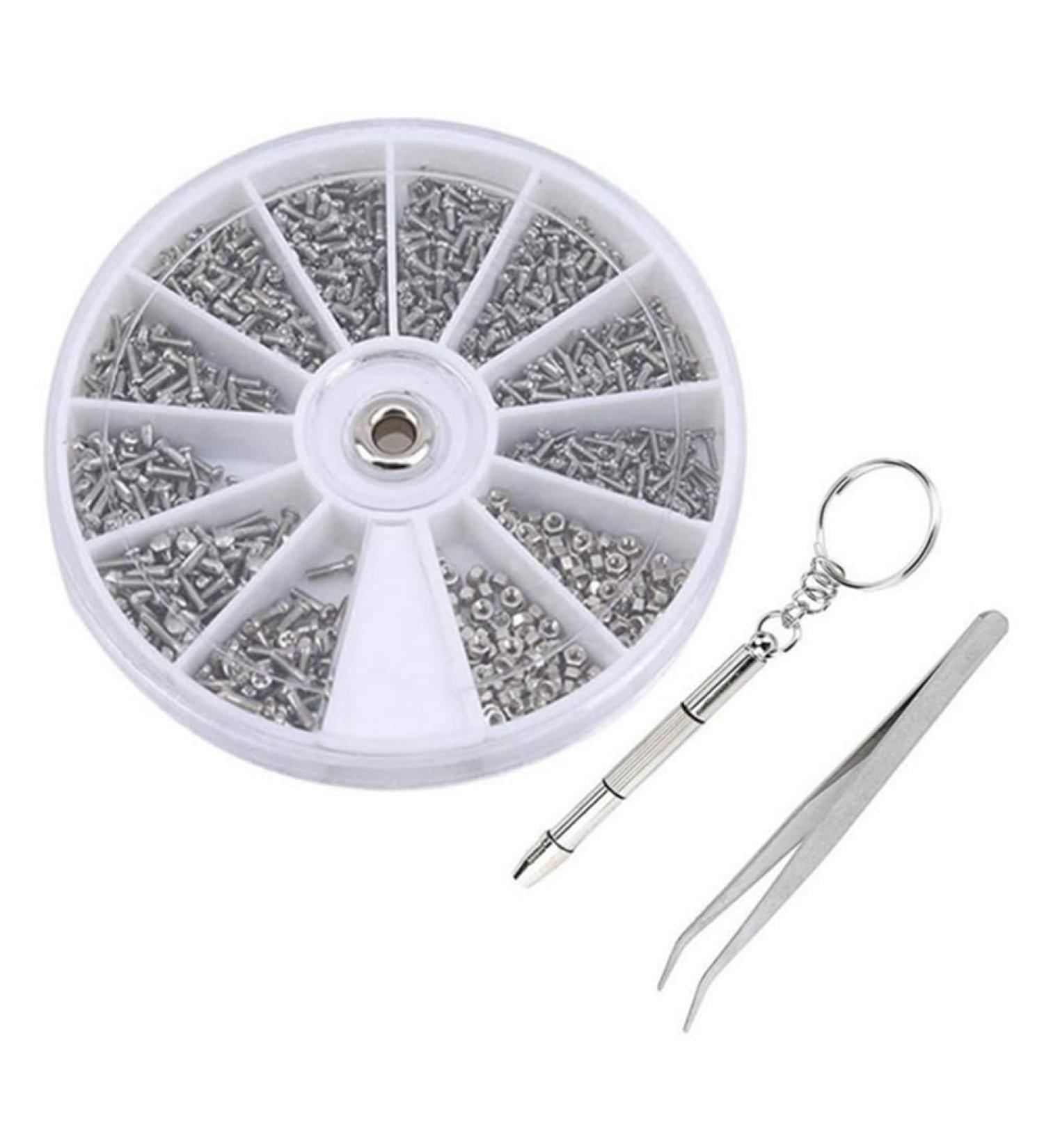 wemee Glasses Repair Kit Frameless Sunglasses Nose Holder Clock Screwdriver Nut Tool Family Repair Tool Combination - Buy Online on GoSupps.com