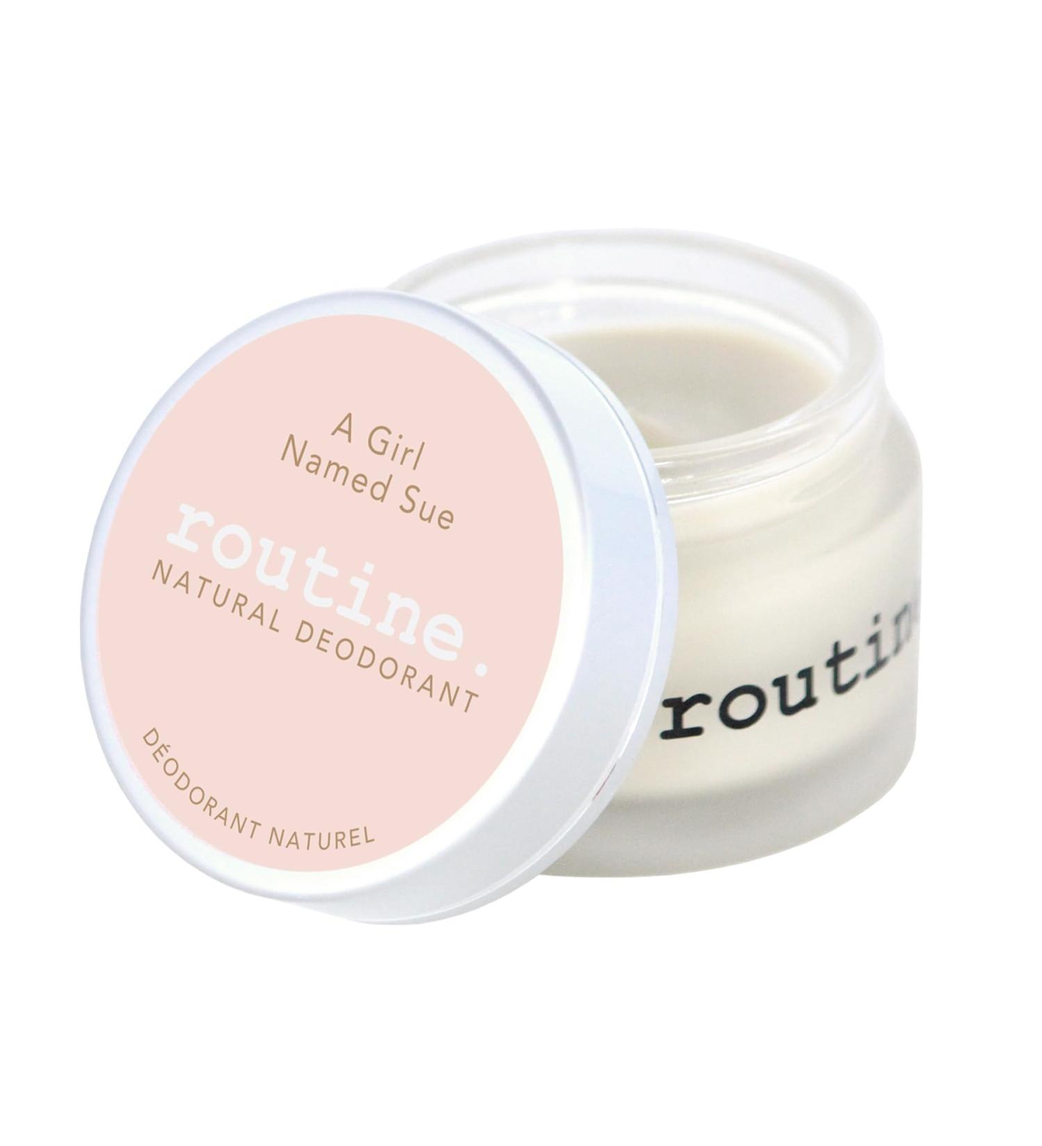 Routine Natural Deodorant A Girl Named Sue (Reduced Baking Soda) Deo Jar | 2 Fluid Oz. Natural Deodorant | Aluminum Free Natural Deodorant For Women & Men (Cream Jar Formula) A Girl Named Sue 1.69 Fl Oz (Pack of 1) - Buy Online on GoSupps.com