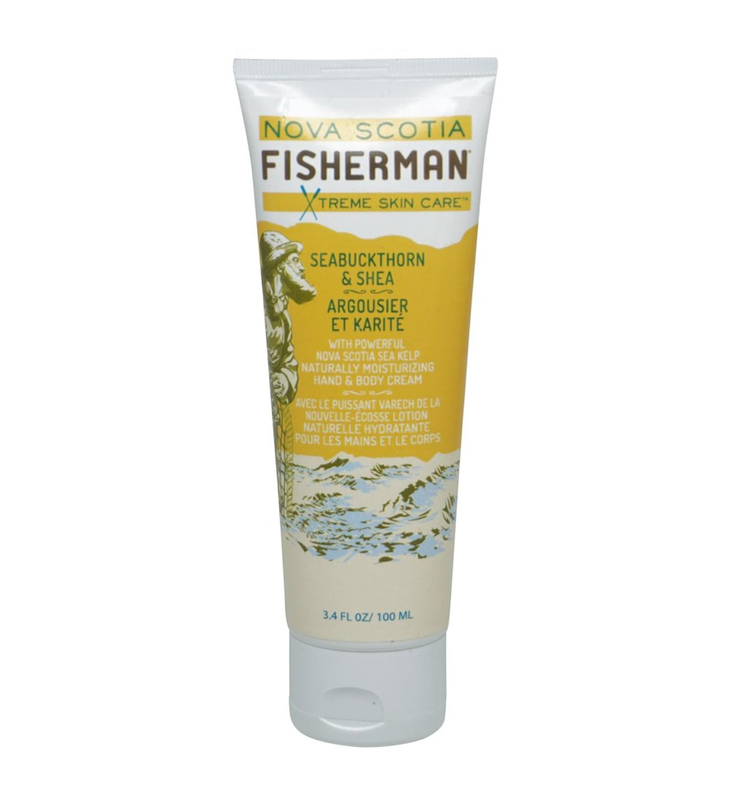 Vegan Hand and Body Cream with Nova Scotia Sea Kelp - Naturally Moisturizing Plant-Based No Artificial Ingredients - Seabuckthorn & Shea 3.4 oz - Buy Online on GoSupps.com
