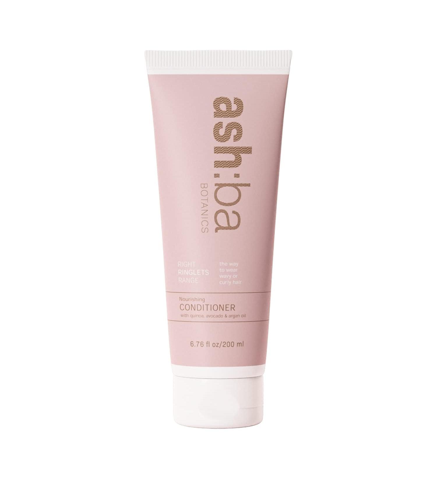 Ashba-Botanics-Nourishing Conditioner for dry & Frizzy Hair | Deep Conditioning & Hydration For Wavy & Curly Hair | With Shea Butter Argan & Green Tea | Natural - Silicone & Paraben Free - 200ml - Buy Online on GoSupps.com