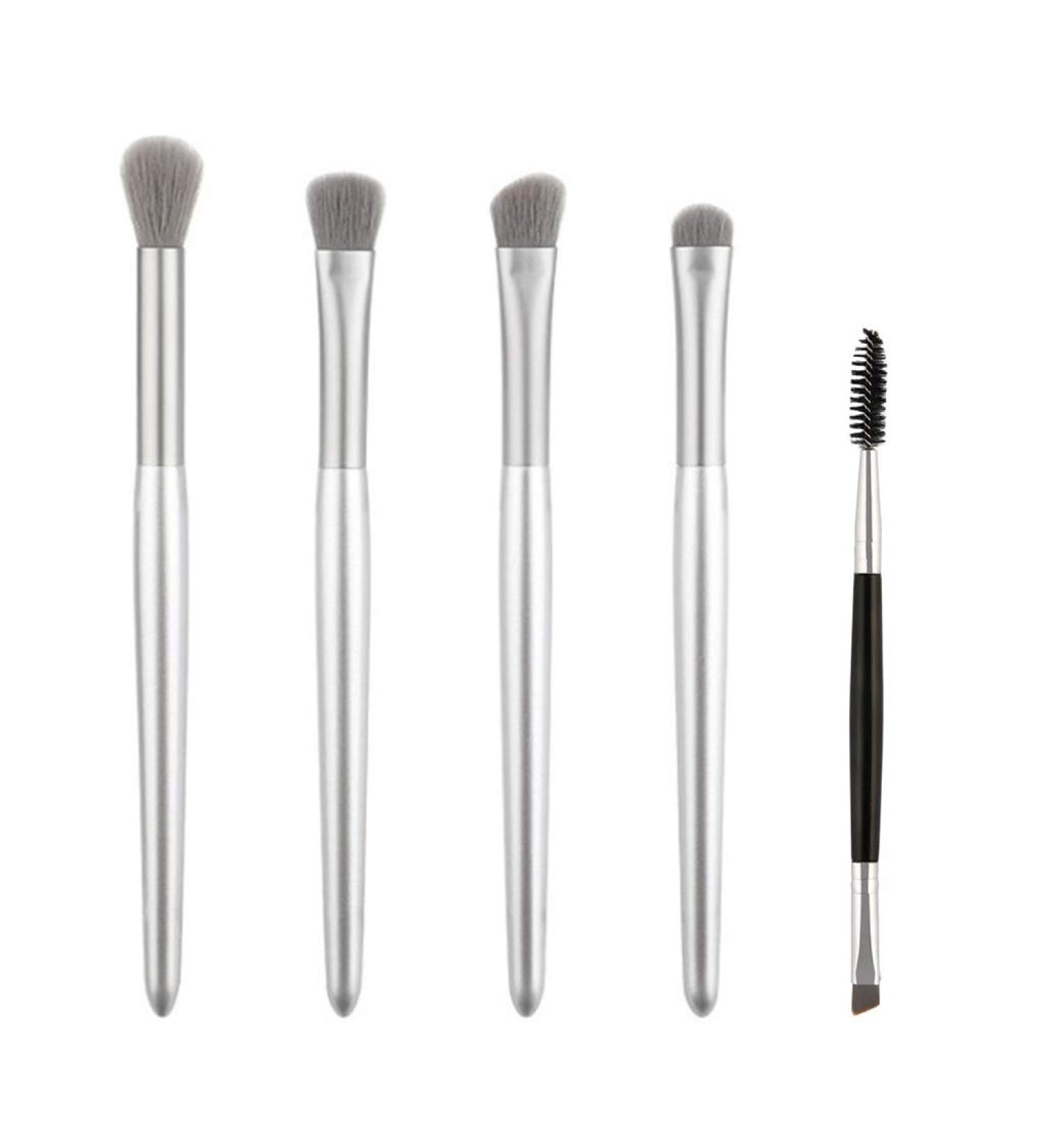 Set of 5 Pieces Eye Makeup Brushes Eyebrow Brush Eye Shadow Brush Concealer Brush Blending Brush Eyelash Brush - Buy Online on GoSupps.com