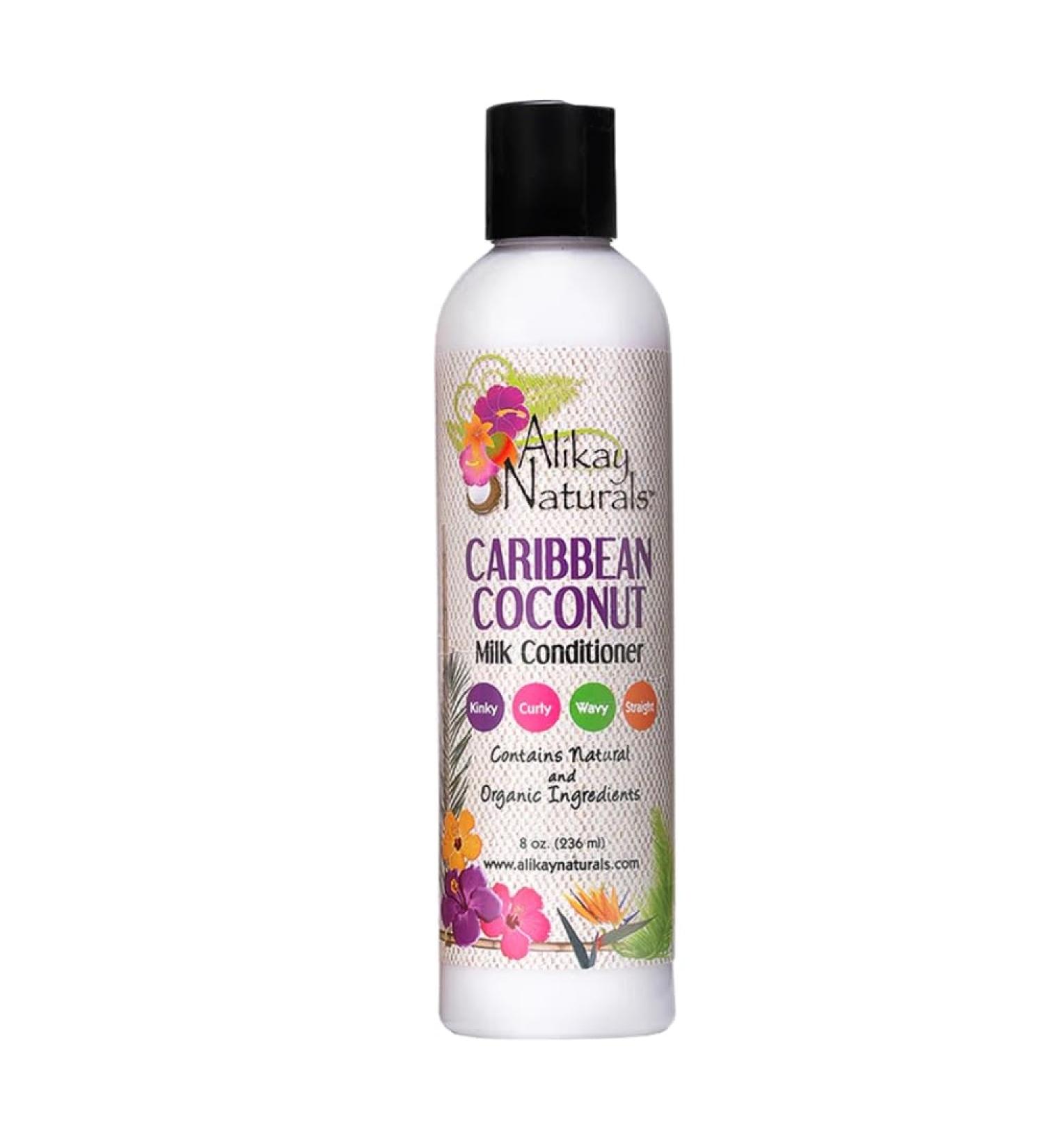 Alikay Naturals Caribbean Coconut Milk Conditioner 8oz - Nourishing Hair Care for All Hair Types | Shop Internationally - Buy Online on GoSupps.com