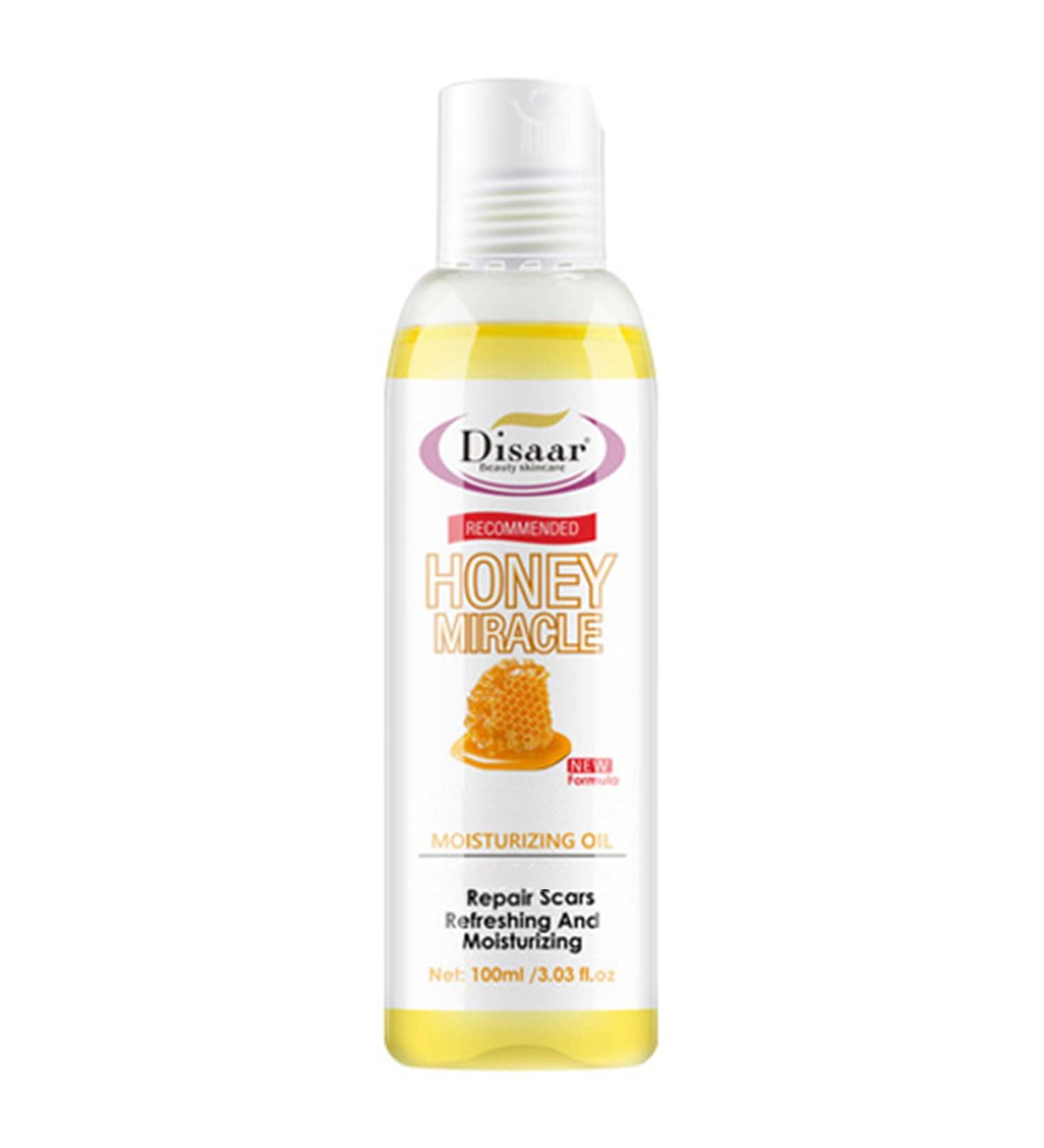 DISAAR Beauty Honey Moisturizing Oil Purifying Repair Scars Refreshing Skin Easy Absorbed 100ml/3.03fl.oz - Buy Online on GoSupps.com