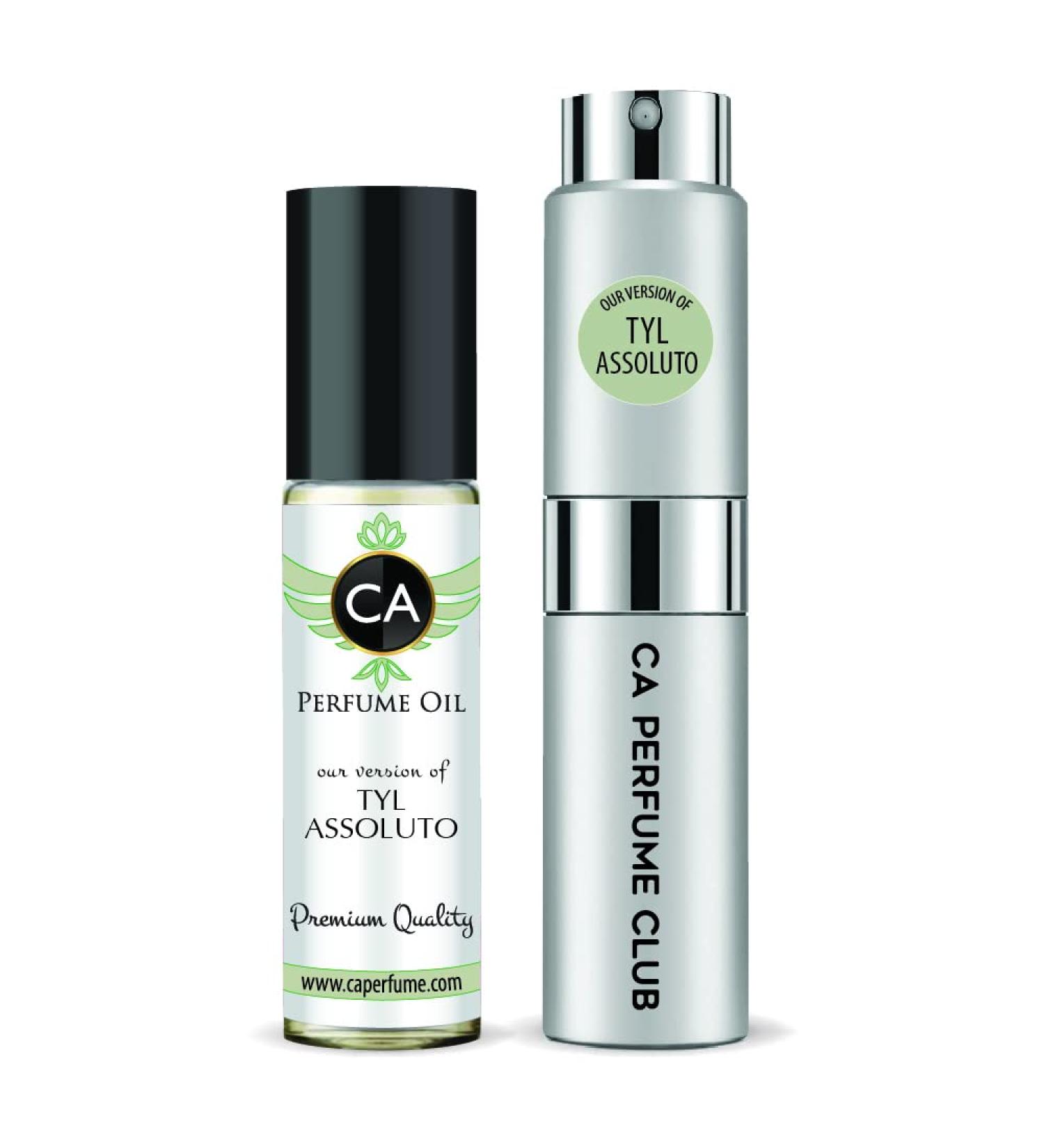 CA Perfume Duo Impression of Terenzi Tyl Assoluto For Women & Men Eau de Parfum Refillable Atomizer Sprayer + Fragrance Body Oil Long Lasting Sample Travel Size Roll-On Bottle 0.27 Fl Oz+0.33 Fl Oz - Buy Online on GoSupps.com