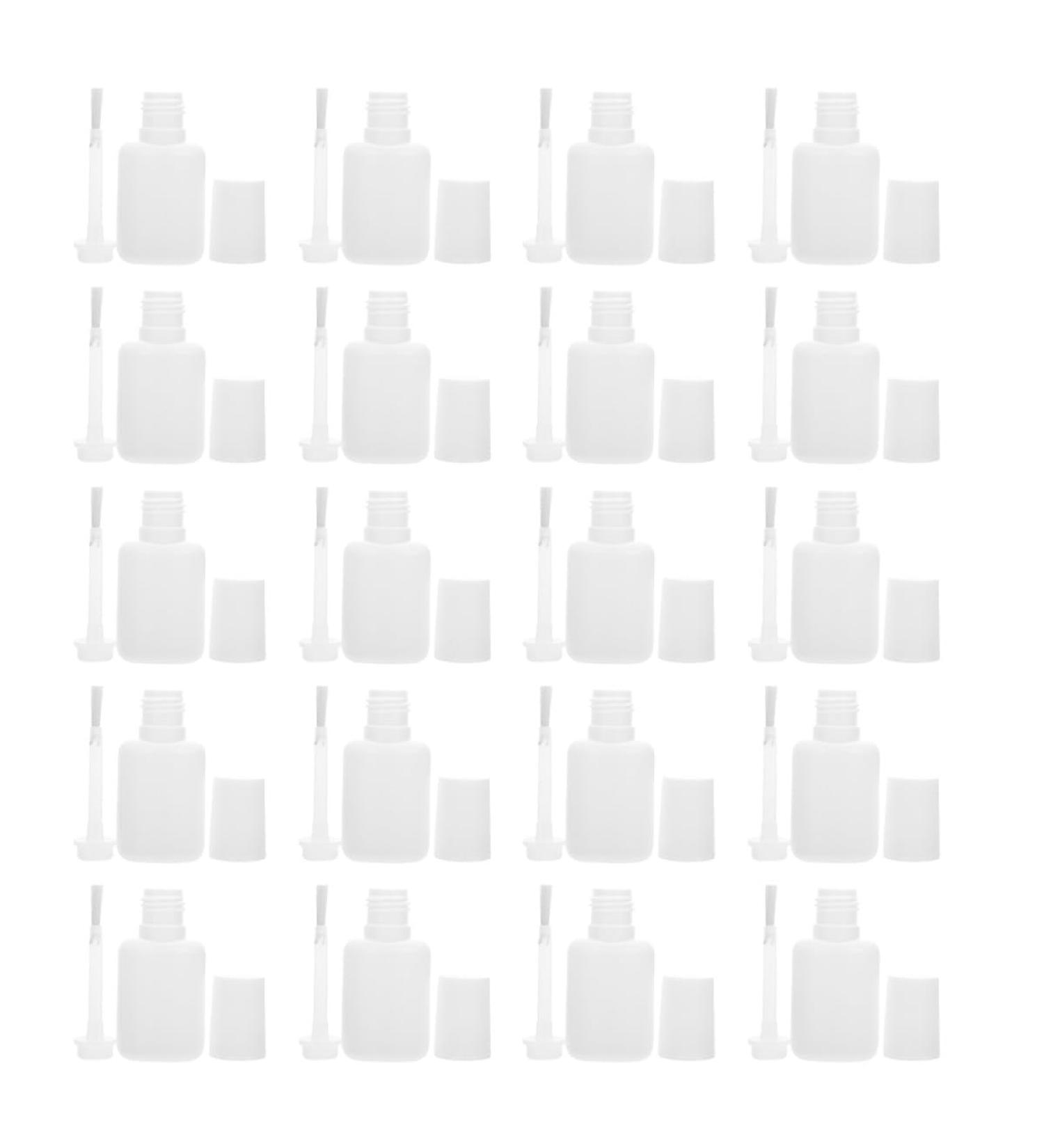 TEHAUX Lot de 20 Flacons Transparents 10 Ml pour Gel Ongles Pinceau Bouteilles Vides Anti-Fuites pour Rangement Vernis Ongles Accessoires Manucure Pratiques et R utilisables - Buy Online on GoSupps.com
