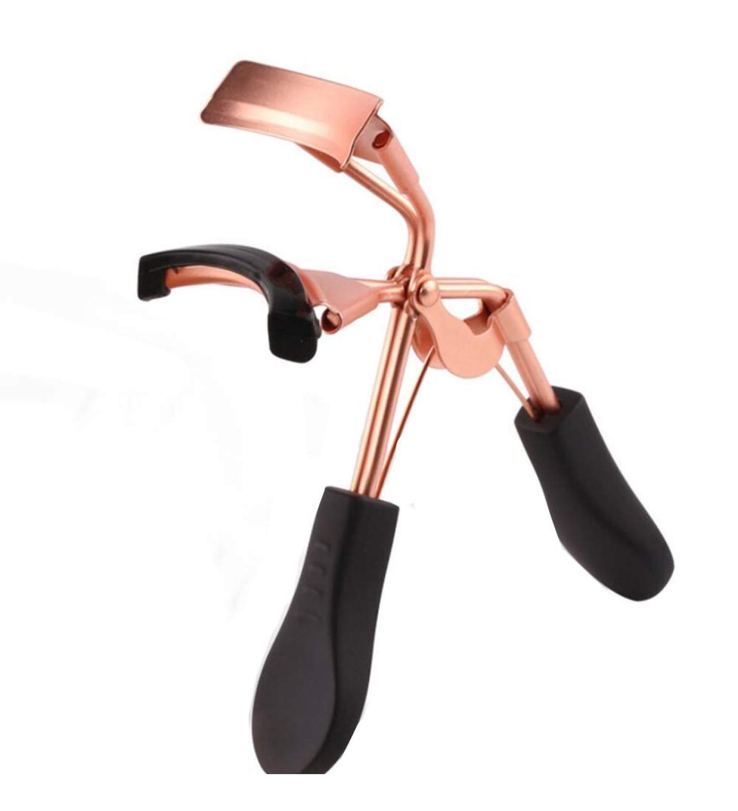 Professional Eyeline Pliers for Perfect Curling - Portable 180 Wide Opening Eyelash Curlers & Applicator (Red Gold) - International Shipping Available - Buy Online on GoSupps.com