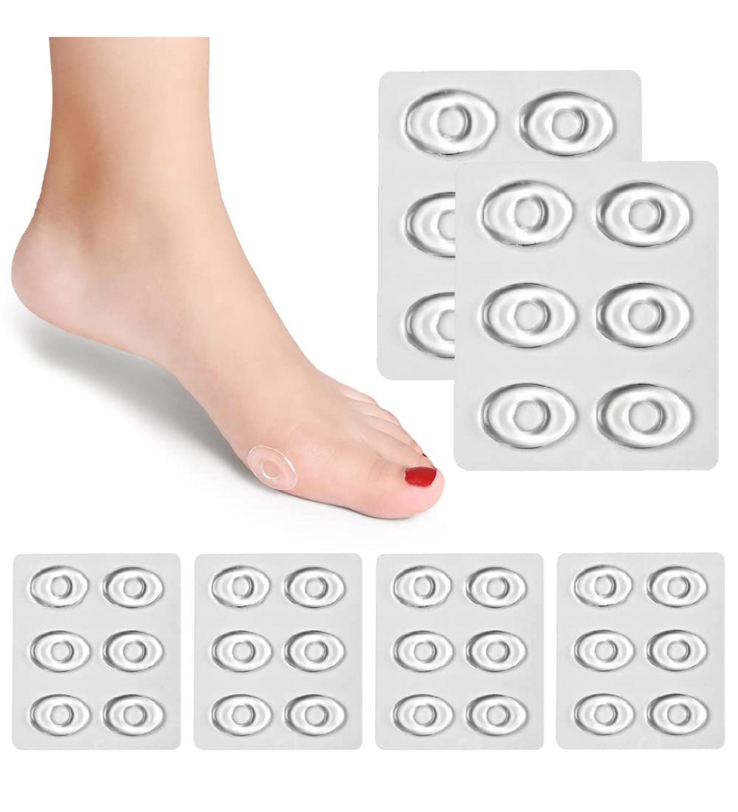 36Pcs Clear Gel Corn Pads - Anti-Friction Cushions for High Heels, Callus Prevention & Blister Recovery - Buy Online on GoSupps.com