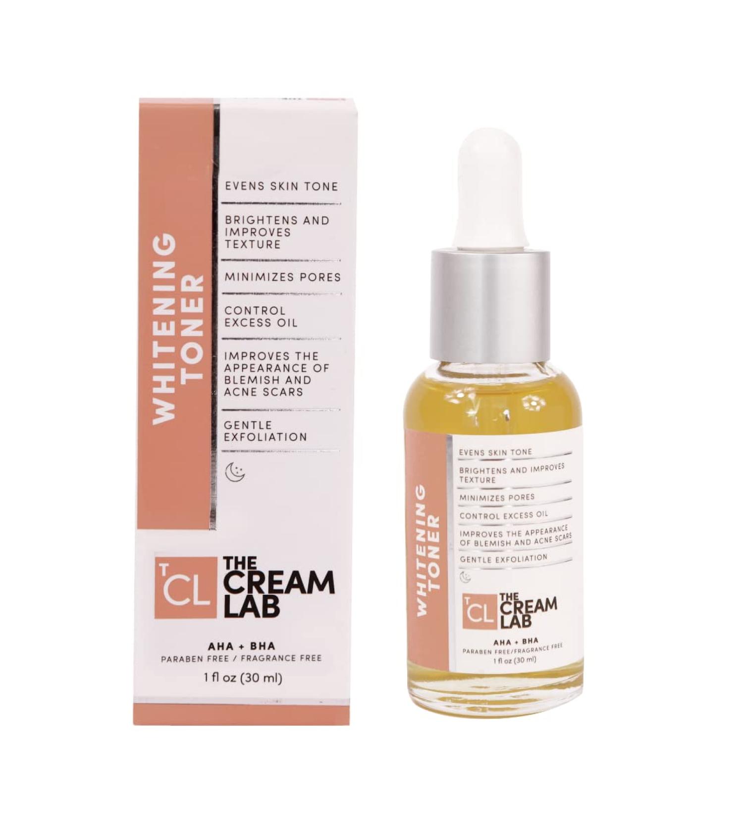 CREAM LAB Whitening Toner AHA-BHA - Brightening Skin Solution | International Shipping Available - Buy Online on GoSupps.com