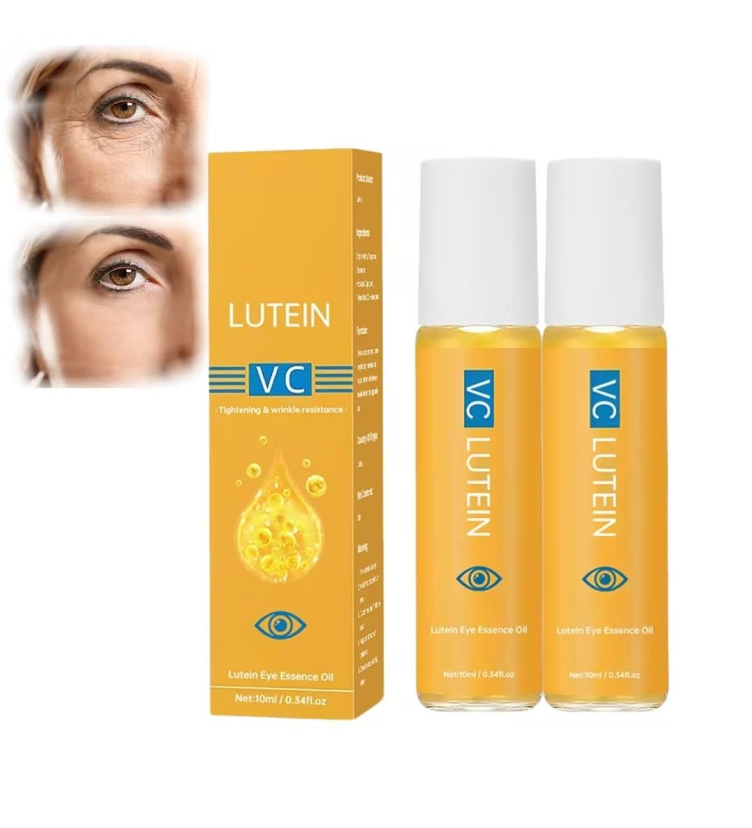Huile Essentielle Anti-Rides Avec VC & Lut ine Serum Anti Rides Raffermissant Pour Les Yeux Rollerball Essentiel Pour Le Visage Et Les Yeux R duit Les Cernes Et Ridules Firming Eyes Skin (10ml 2PC) 2PC 10 ml (Lot de 1) - Buy Online on GoSupps.com