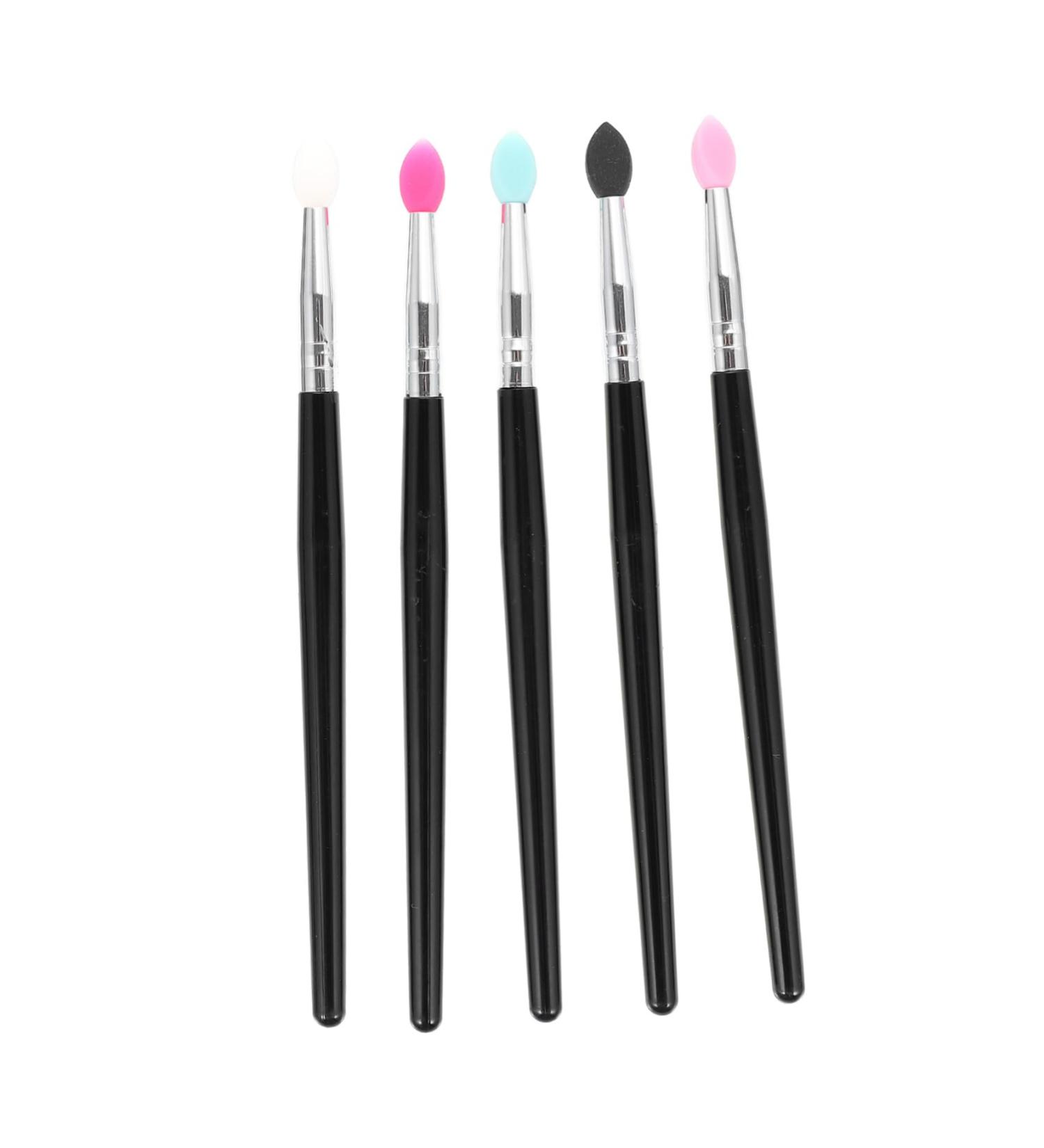 Baluue 25 Pcs Silicone Eyeshadow Brush Cream Makeup Brush Lip Balm Brush Eyeshadow Brushes Spong 14.7x0.9cmx5pcs As Shownx5pcs - Buy Online on GoSupps.com