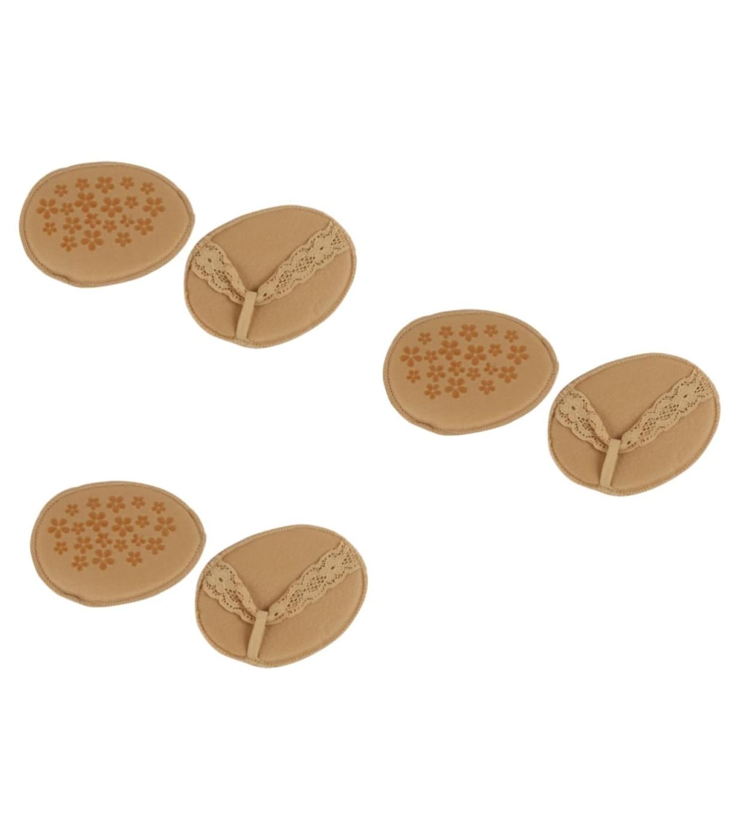 FRCOLOR 3 Pairs High Heel Shoe Inserts & Insoles - Forefoot Pad & Half Size Pad for Comfort | Khaki - Buy Online on GoSupps.com