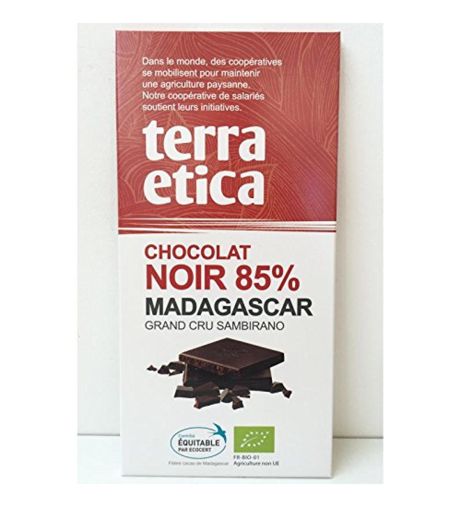 85% Madagascar dark chocolate bar (100 g)