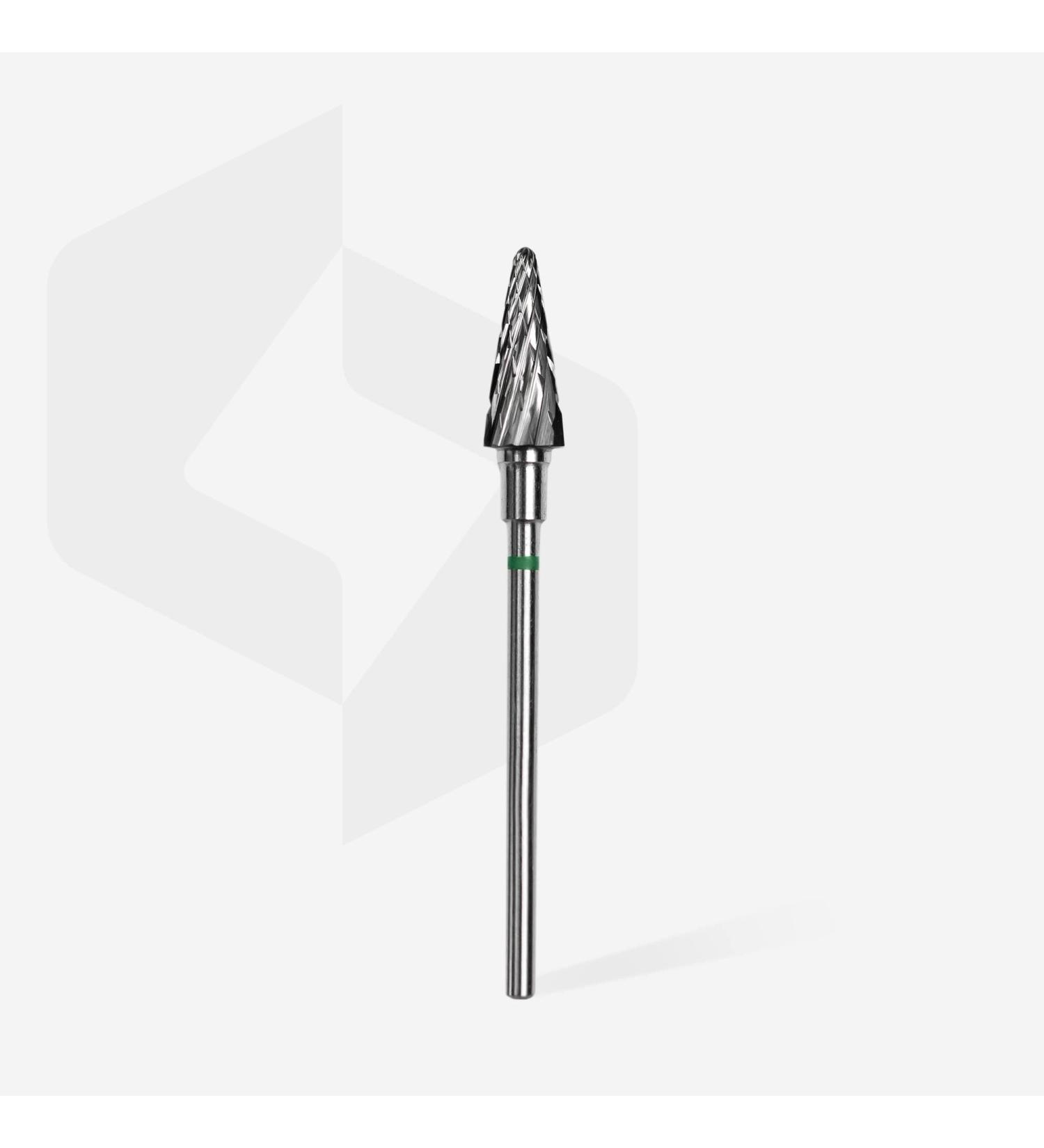 Staleks Drill Bit Cone Green Coarse Nail Manicure Carbide Frustum Acrylic Gel Polygel Nails Shellac Remover 6/14mm