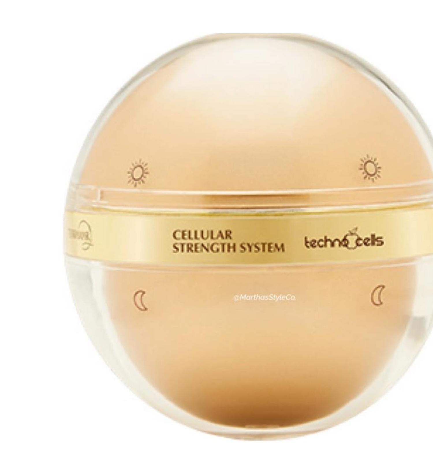 Day Cream and Night Lotion with Apple Stem Cells - Hydrating Anti-Aging System for Mature Skin Improves Texture Firmness and Luminosity