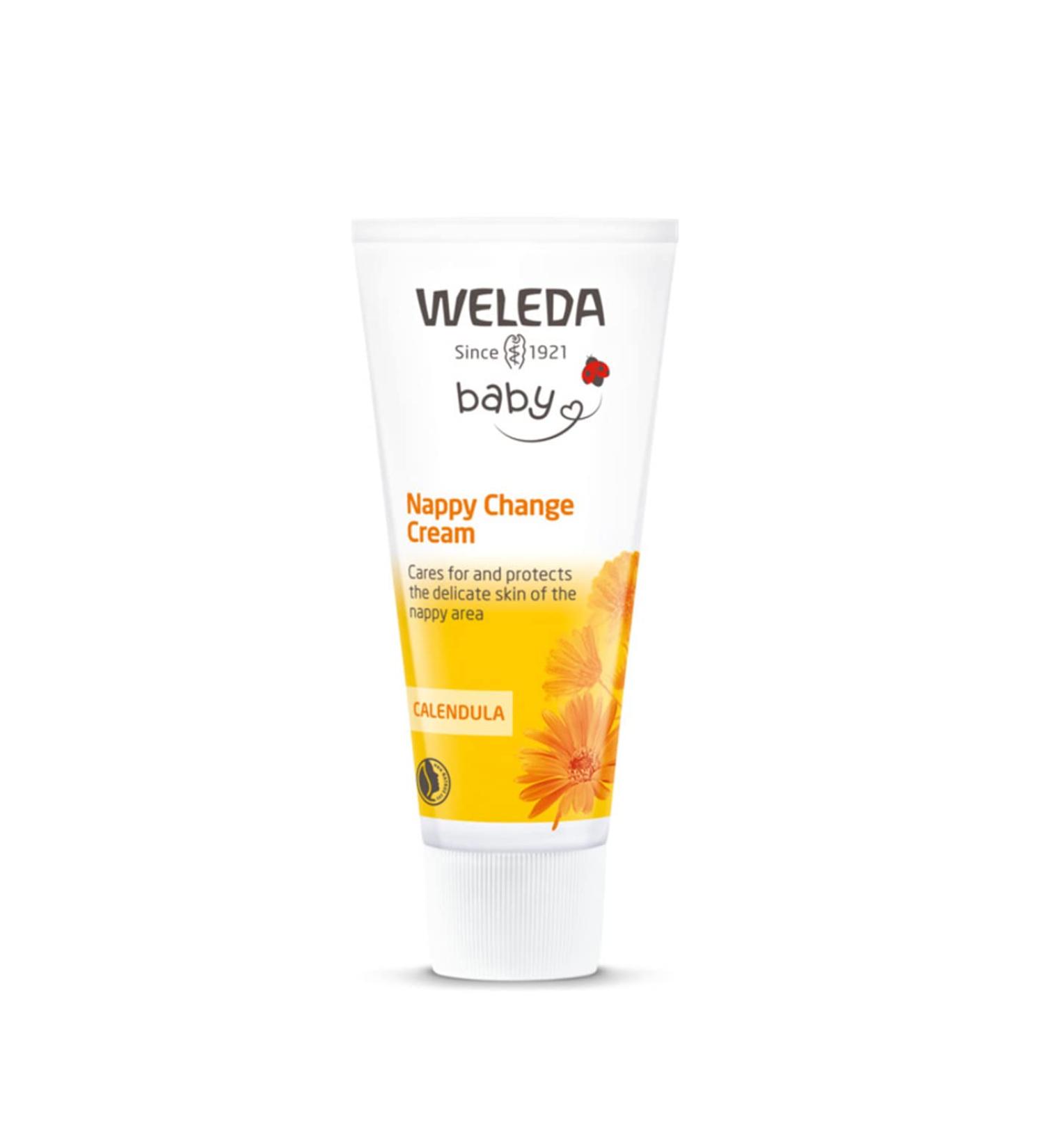 Weleda Baby Calendula Nappy Cream 75ml - Soothing Diaper Rash Relief - Buy Online on GoSupps.com