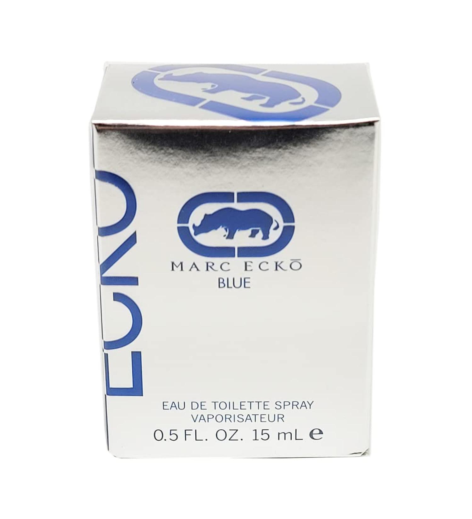 Marc Ecko Blue Perfume for Men Mini EDT Travel Spray 0.5 Ounce - Buy Online on GoSupps.com
