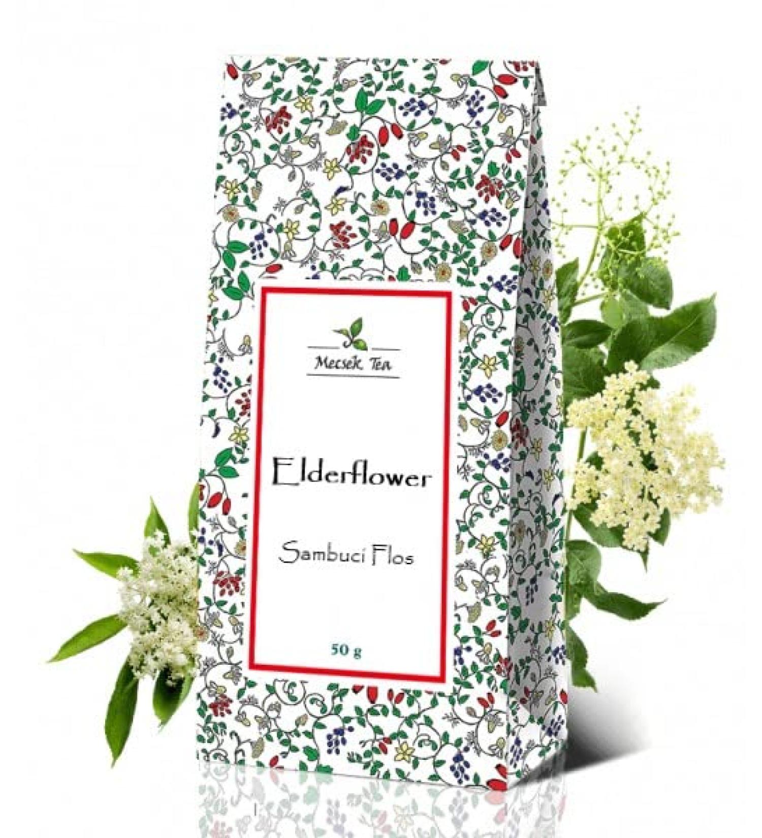 Elderflower Herbal Natural Premium Loose Flowering Leaf Tea 50g Sambuci Flos