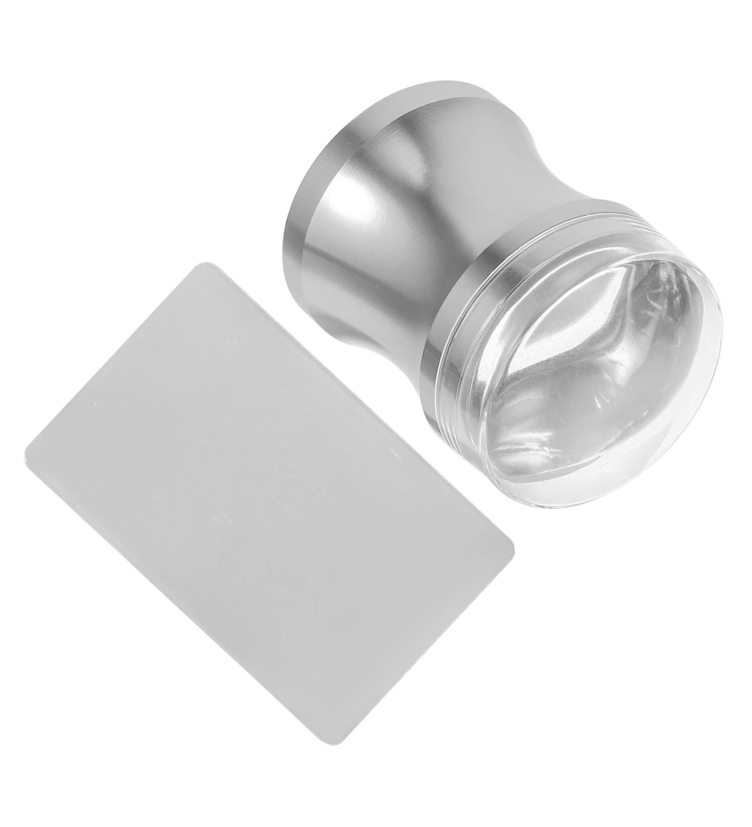 DOITOOL 2 Sets Silicone Nail Art Stamp Gel Nail Polishes Stampers for French Manicure Nail Polish Nail Stamp Kit Nail Art Tool Nail Kits Nail Tool Pointy Accessories Aluminum Alloy - Buy Online on GoSupps.com