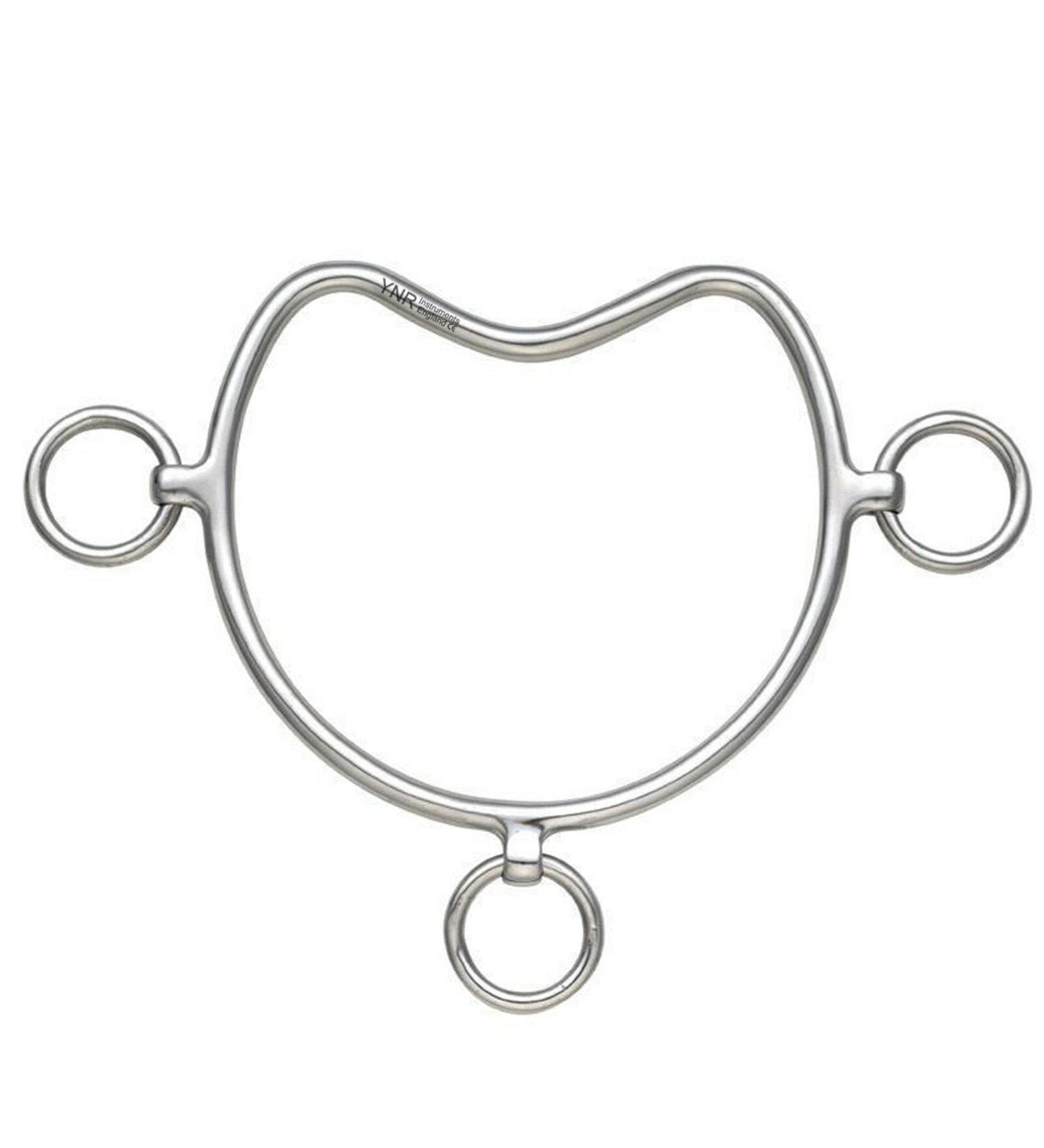 Stainless Steel Equestrian Chifney Anti-Rearing Horse Bit Tack - 5 Inches - Buy Online on GoSupps.com