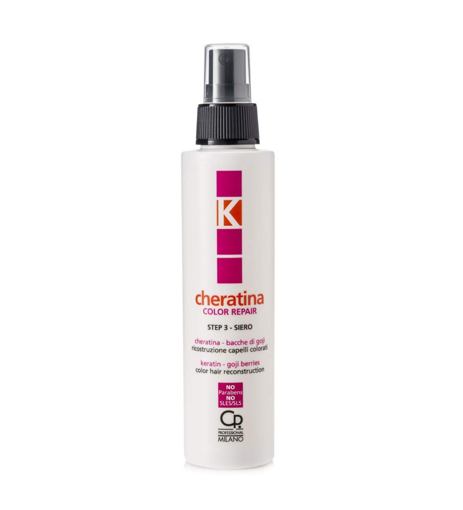 K-Cheratina - Bi-Phase Keratin Color Repair - Keratin-based reconstruction for dry and damaged hair - Formula enriched with Hyaluronic Acid - Step 3 - 125 ml bottle - Buy Online on GoSupps.com