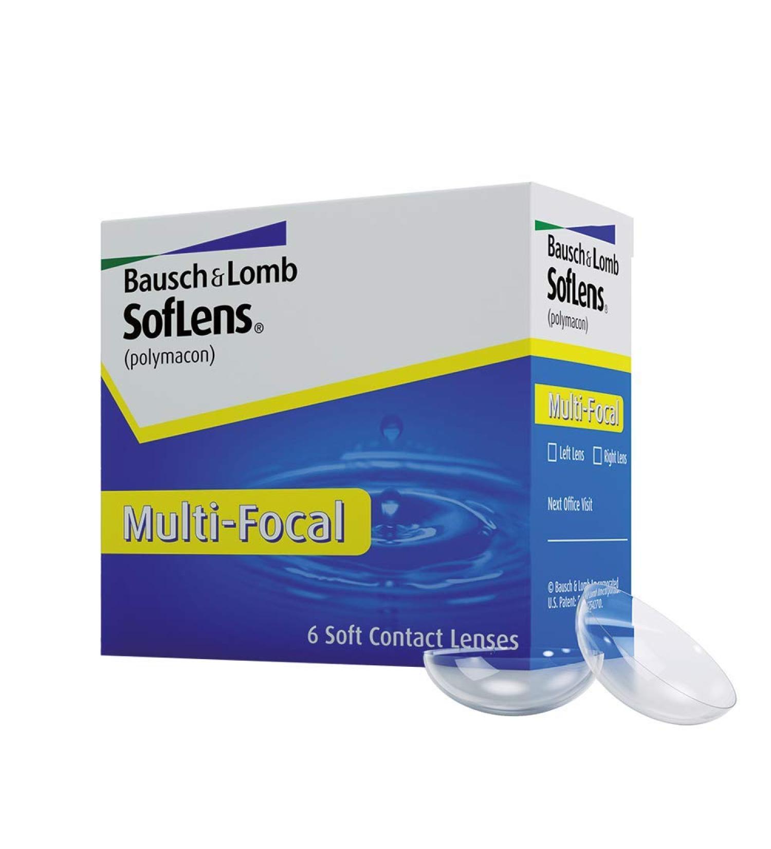Bausch + Lomb SofLens Multifocal monthly lenses progressive contact lenses soft 6 pieces / BC 8.8 mm / DIA 14.5 / -6.00 diopters